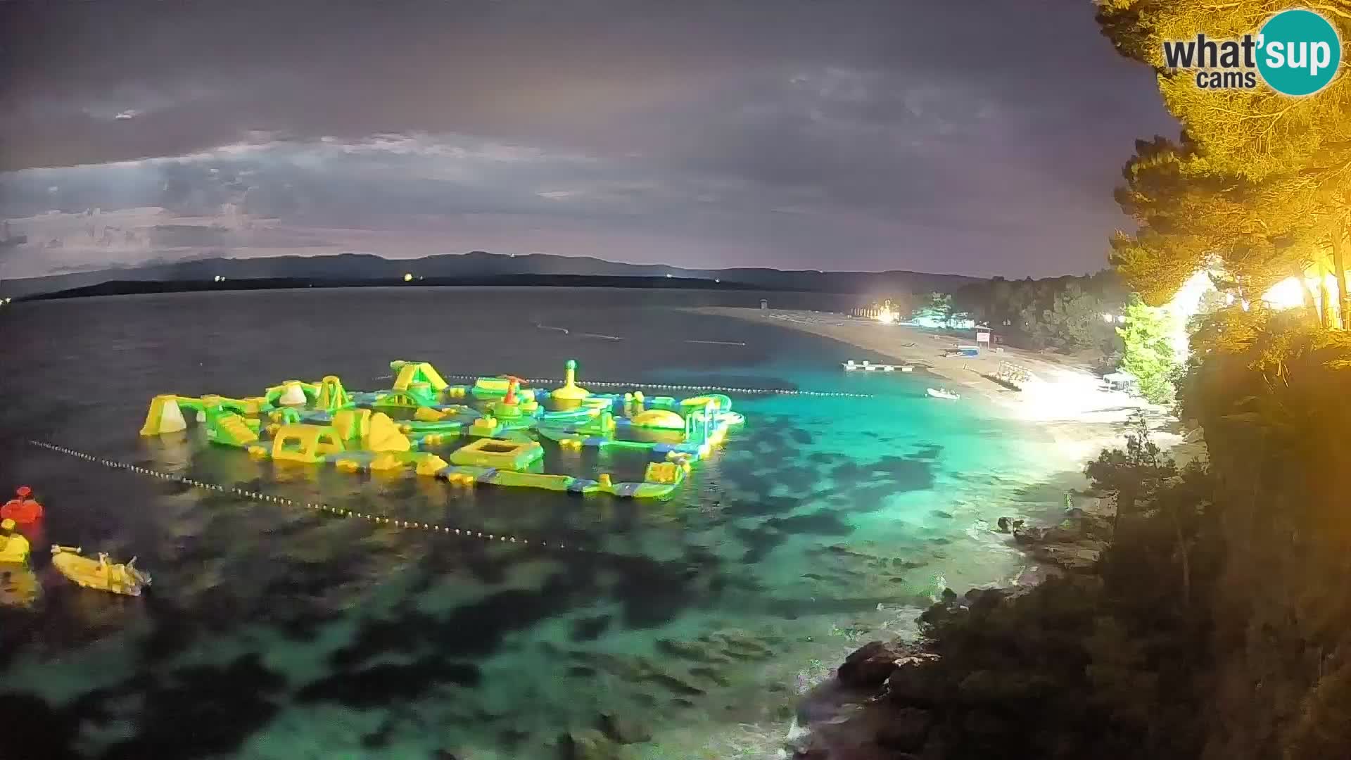 Webcam Bol Zlatni Rat – Vista en vivo desde la isla de Brač