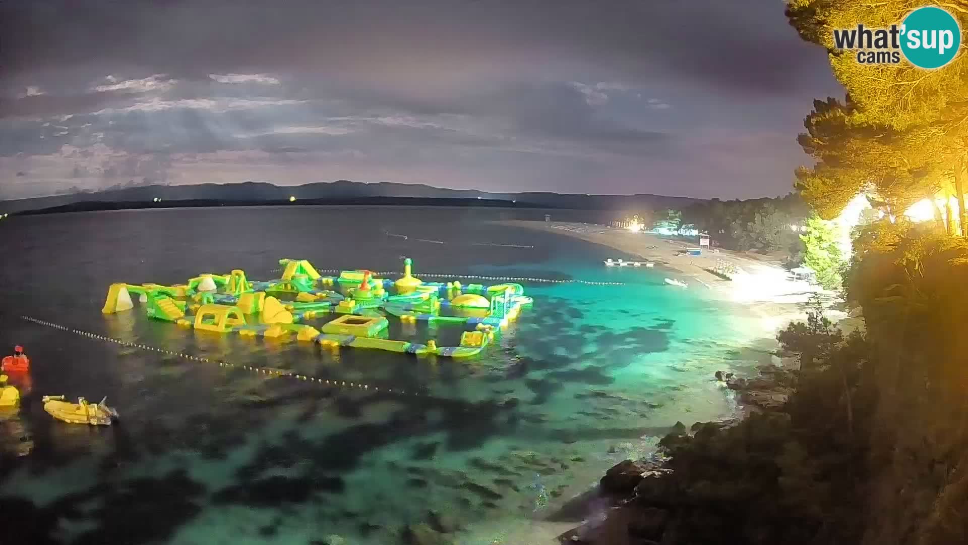 Webcam Bol Zlatni Rat – Vista en vivo desde la isla de Brač