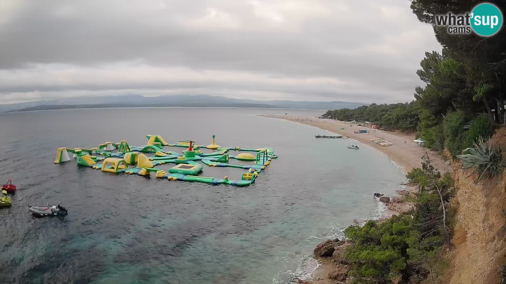 Webcam Zlatni Rat Bol – Liveblick vom berühmten Strand auf Brač