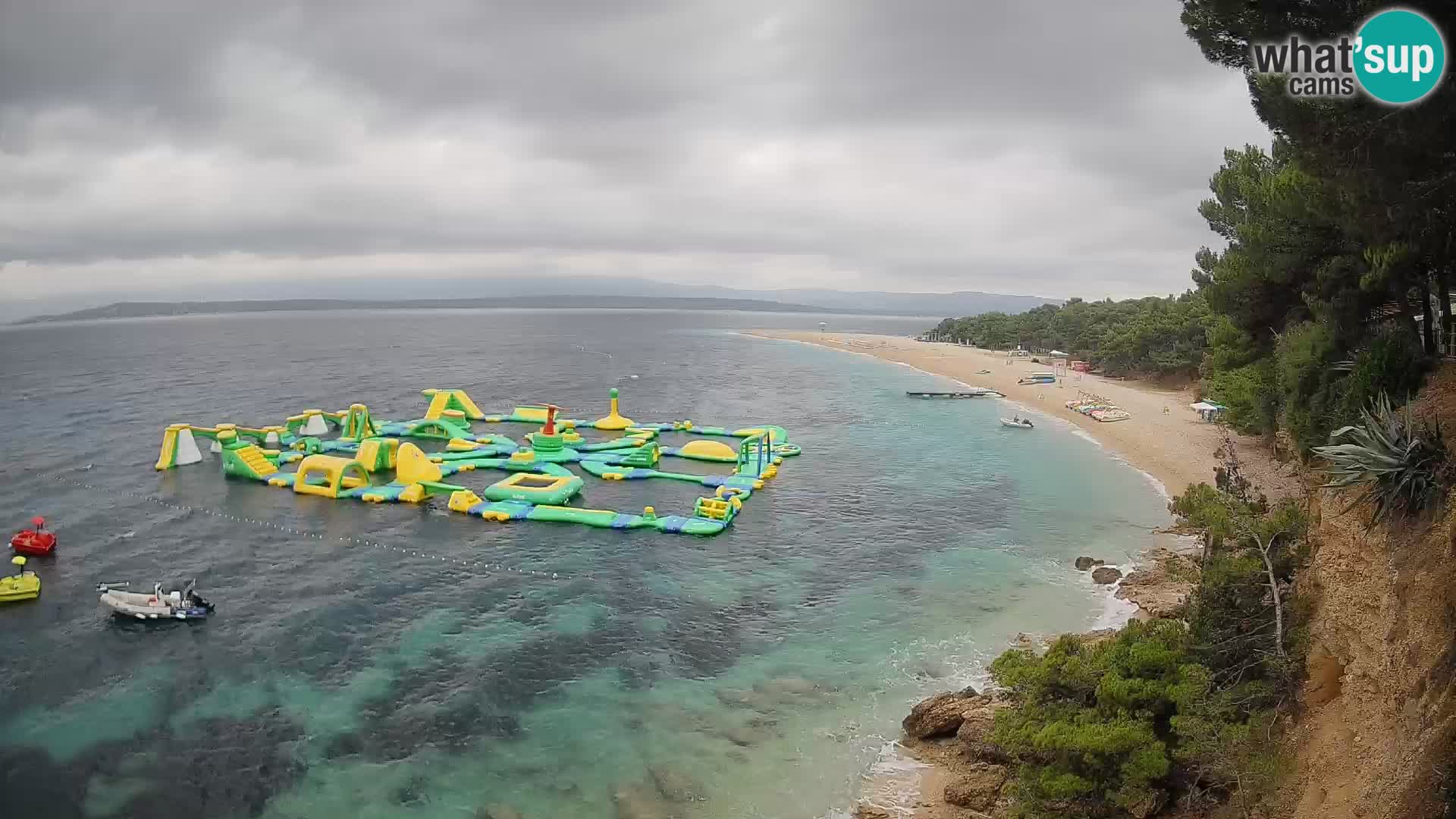 Webcam Bol Zlatni Rat – Vista en vivo desde la isla de Brač