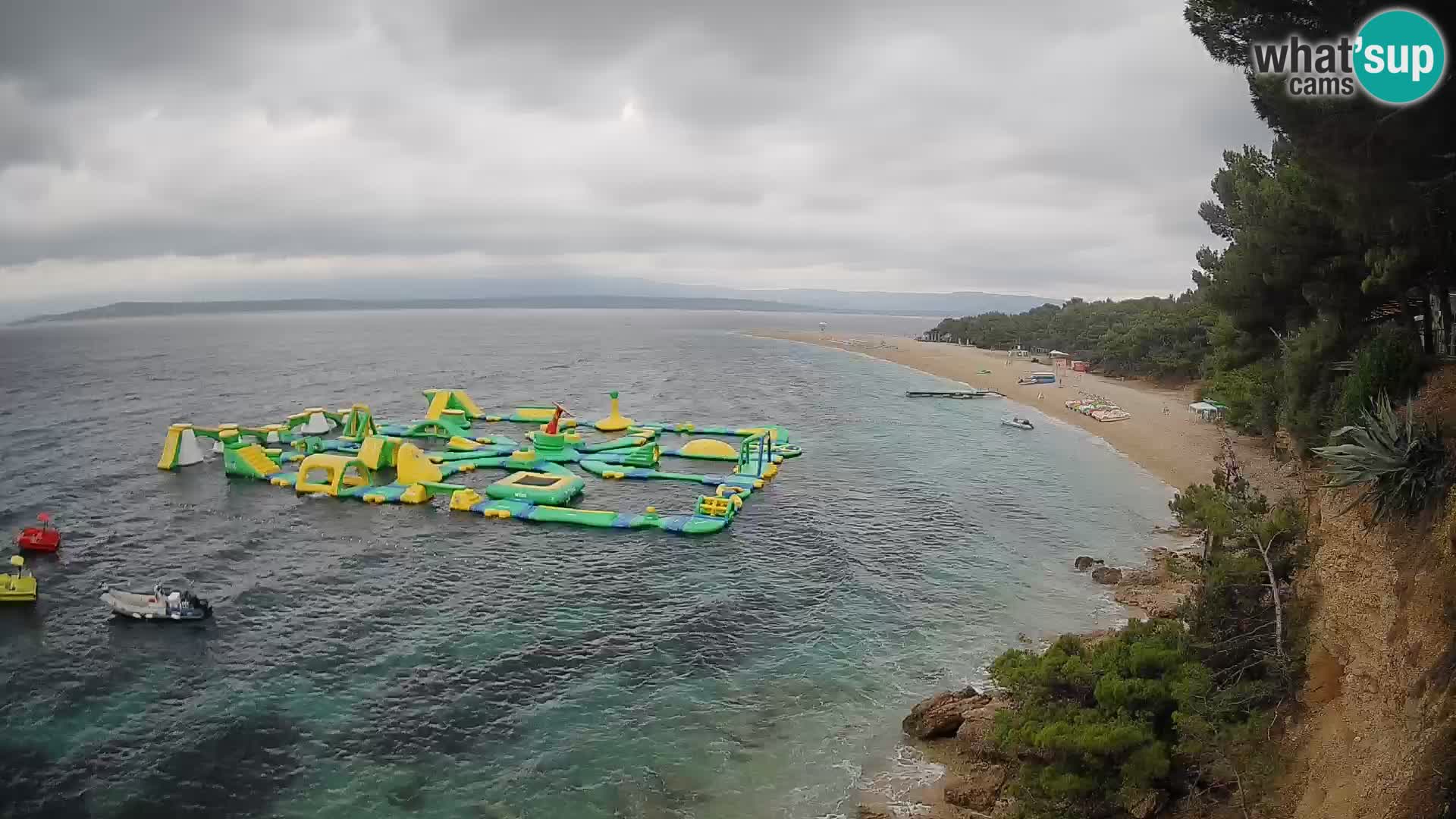 Webcam Bol Zlatni Rat – Vista en vivo desde la isla de Brač