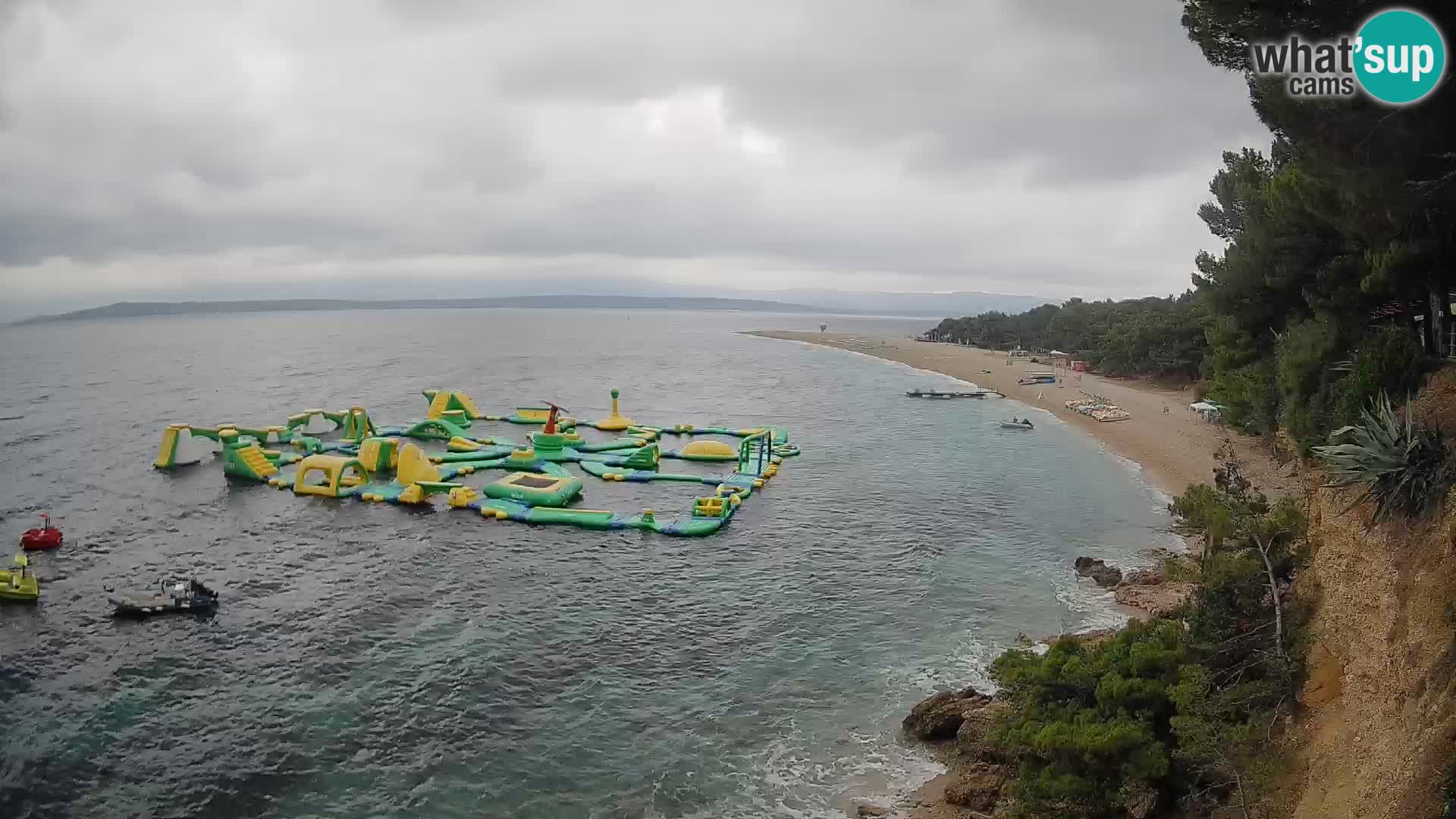Webcam Zlatni Rat Bol – Liveblick vom berühmten Strand auf Brač