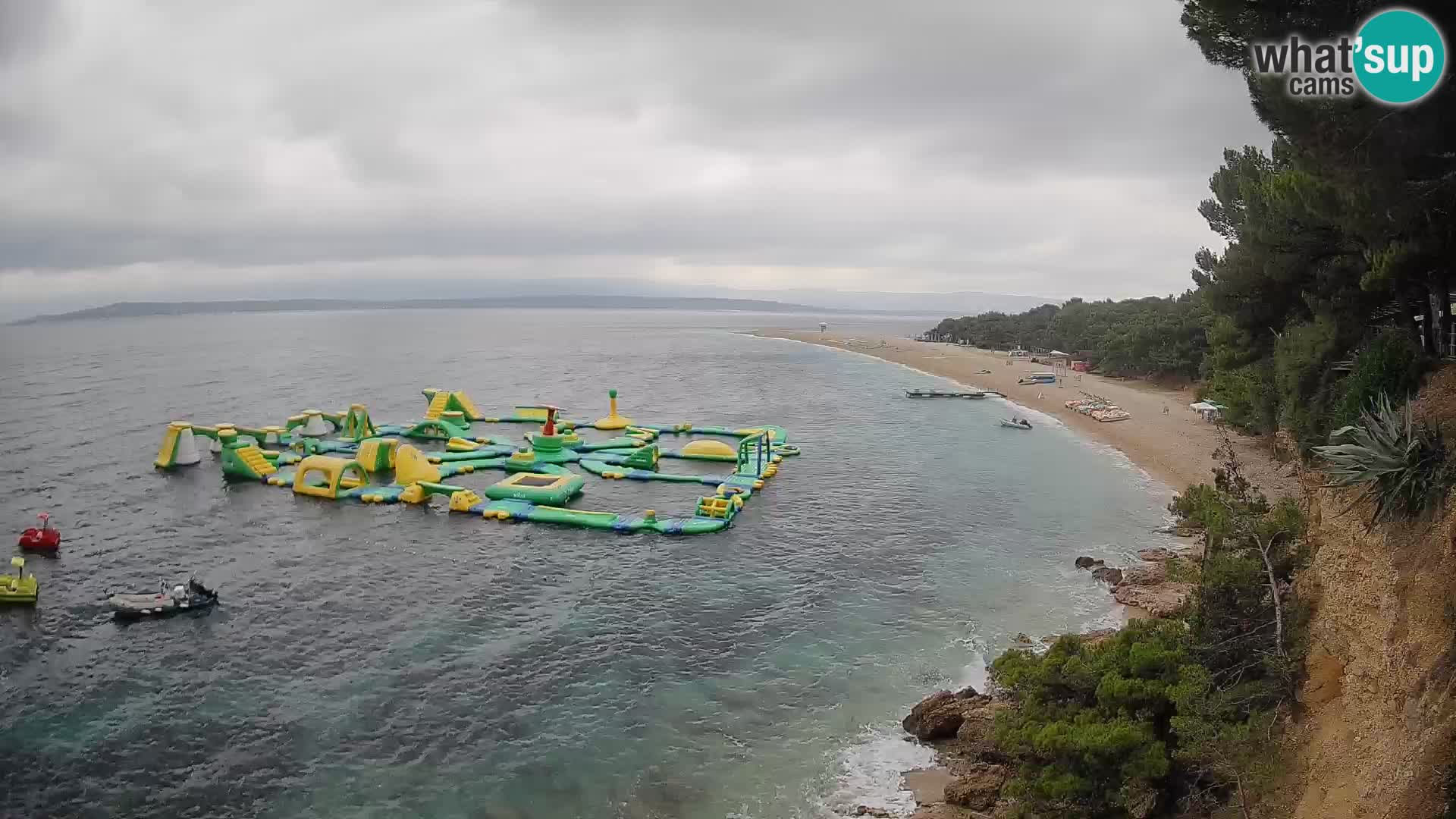 Webcam Zlatni Rat Bol – Liveblick vom berühmten Strand auf Brač