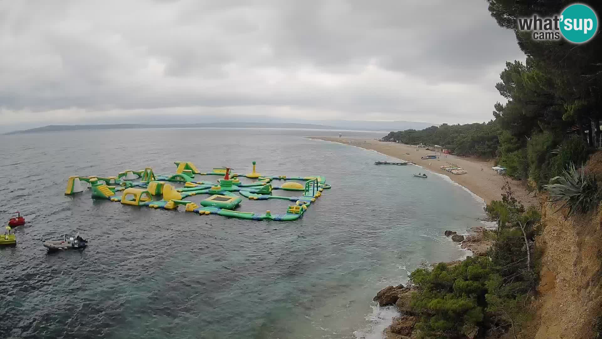 Webcam Bol Zlatni Rat – Vista en vivo desde la isla de Brač