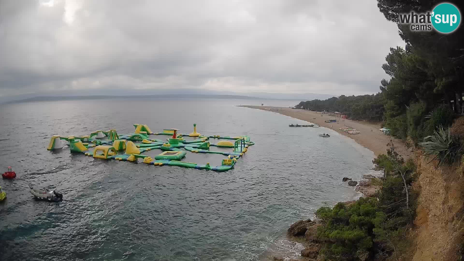 Webcam Zlatni Rat Bol – Liveblick vom berühmten Strand auf Brač
