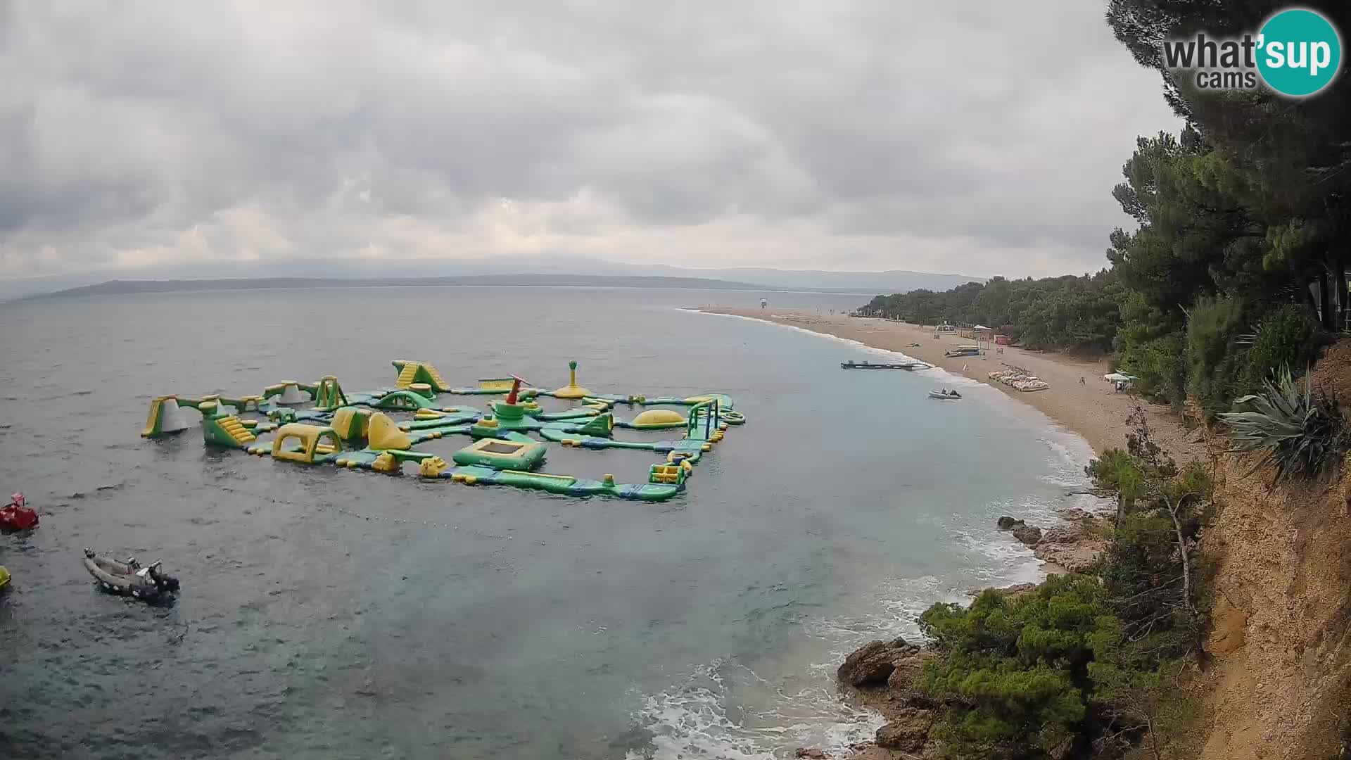 Webcam Zlatni Rat Bol – Liveblick vom berühmten Strand auf Brač