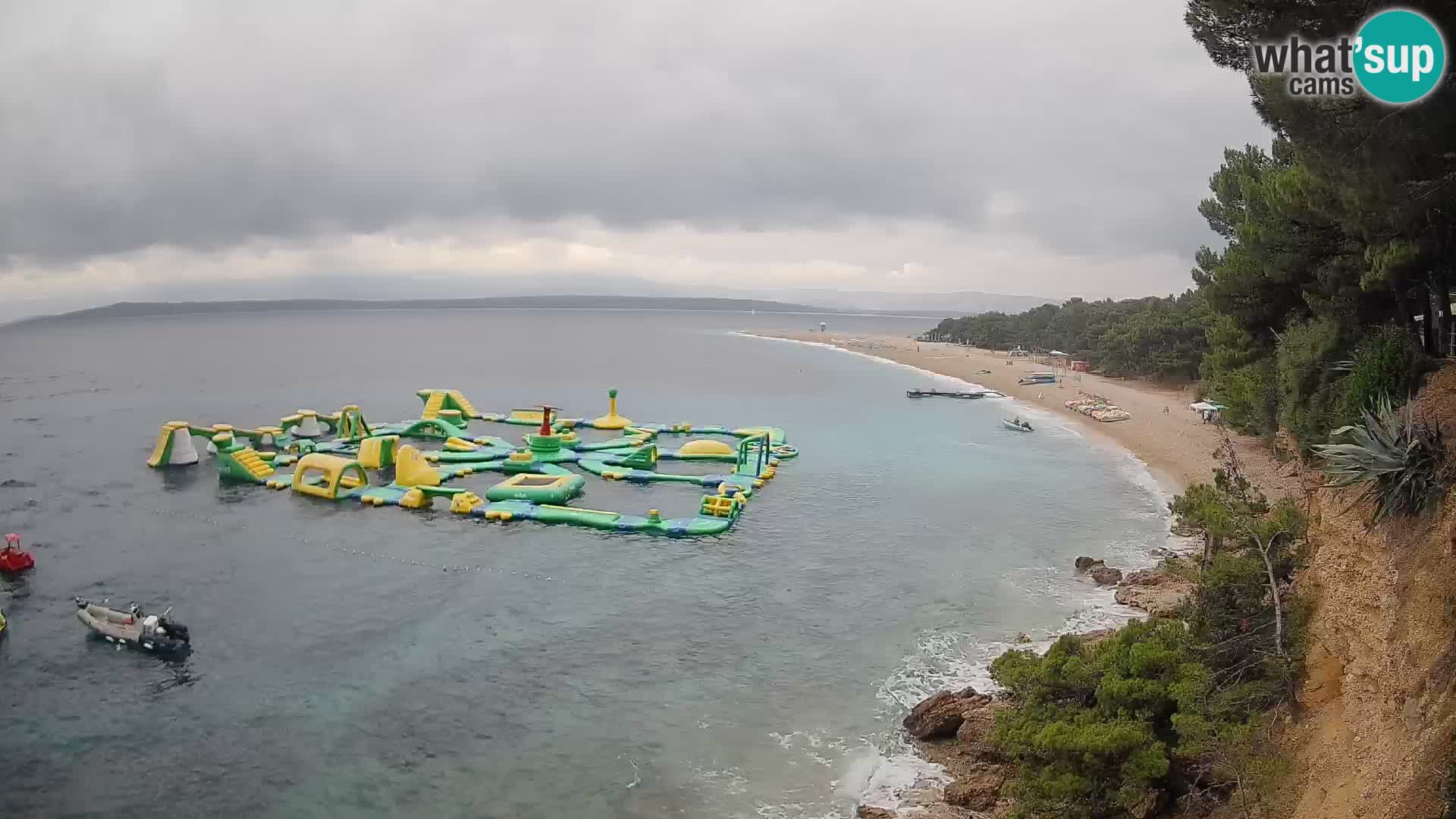 Webcam Zlatni Rat Bol – Liveblick vom berühmten Strand auf Brač