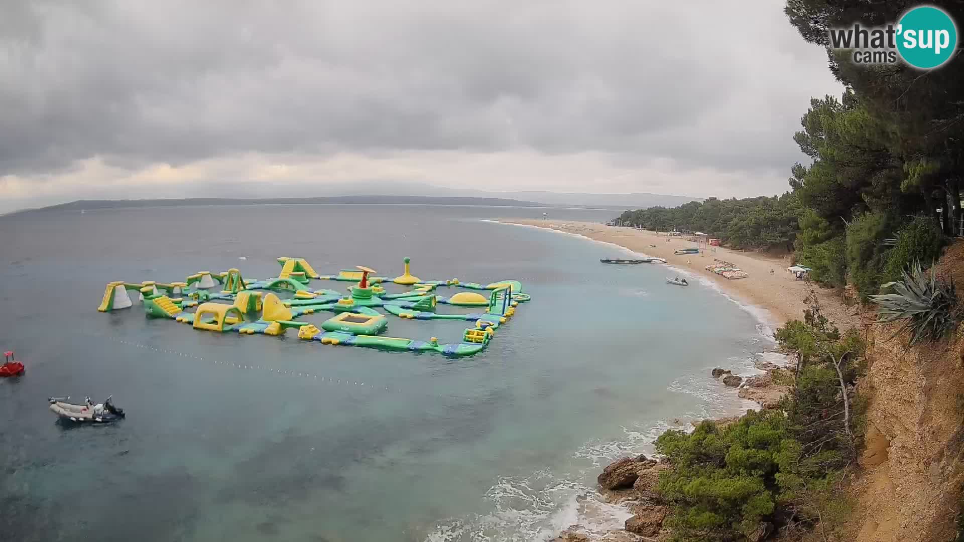 Webcam Bol Zlatni Rat – Vista en vivo desde la isla de Brač