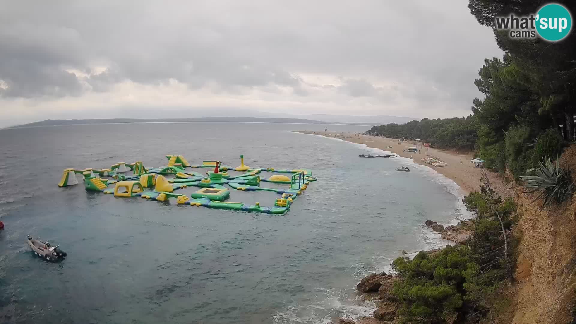 Webcam Bol Zlatni Rat – Vista en vivo desde la isla de Brač
