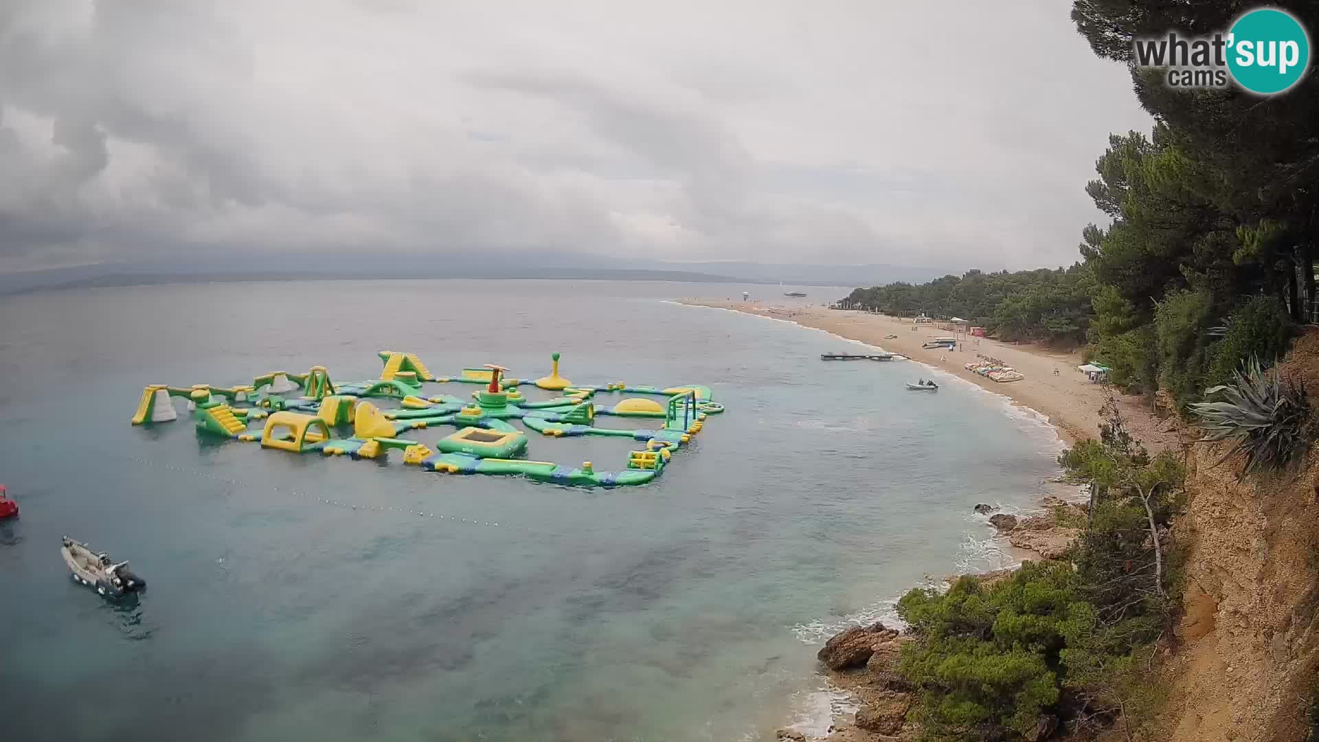 Webcam Bol Zlatni Rat – Vista en vivo desde la isla de Brač