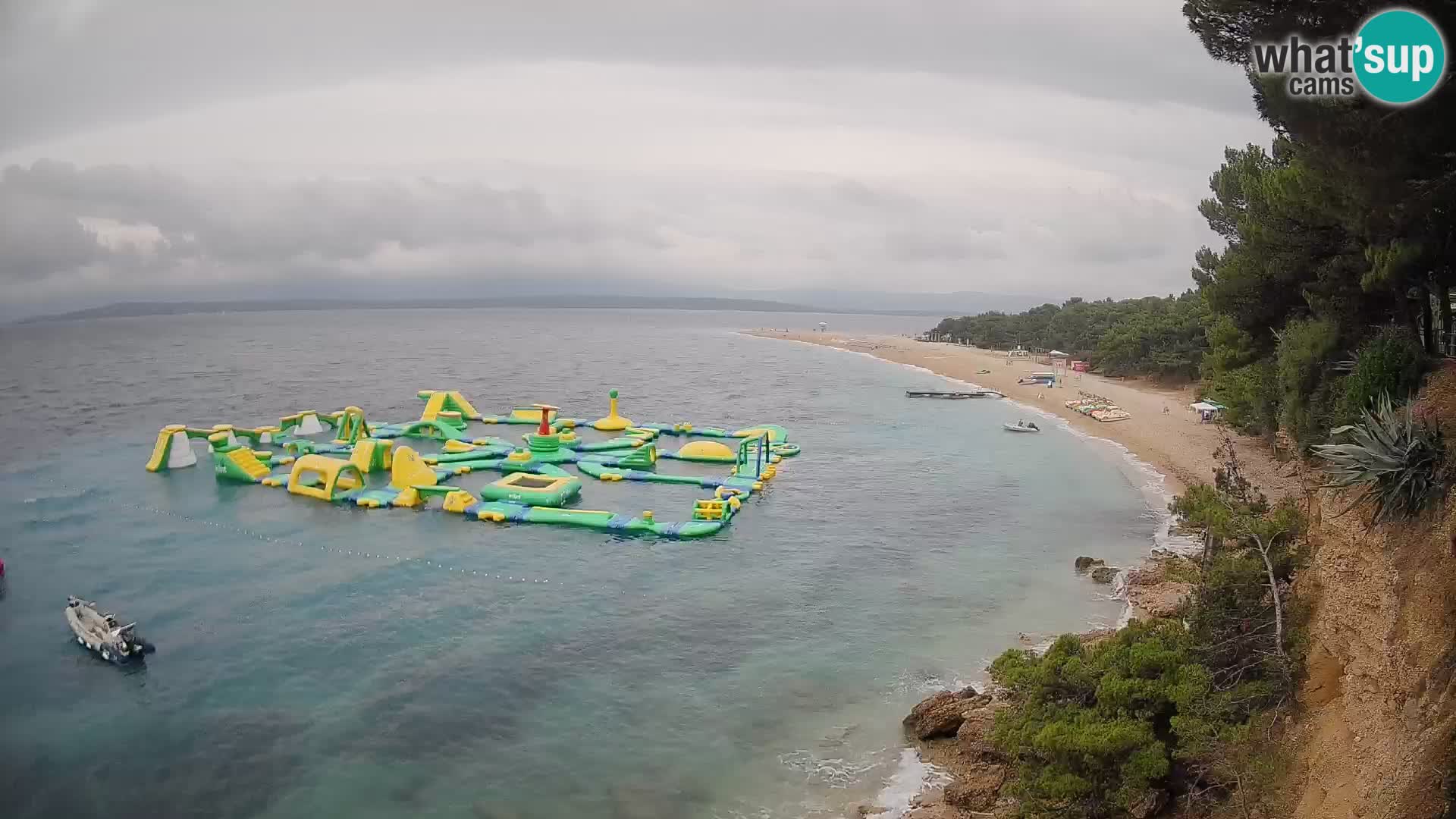 Webcam Zlatni Rat Bol – Liveblick vom berühmten Strand auf Brač