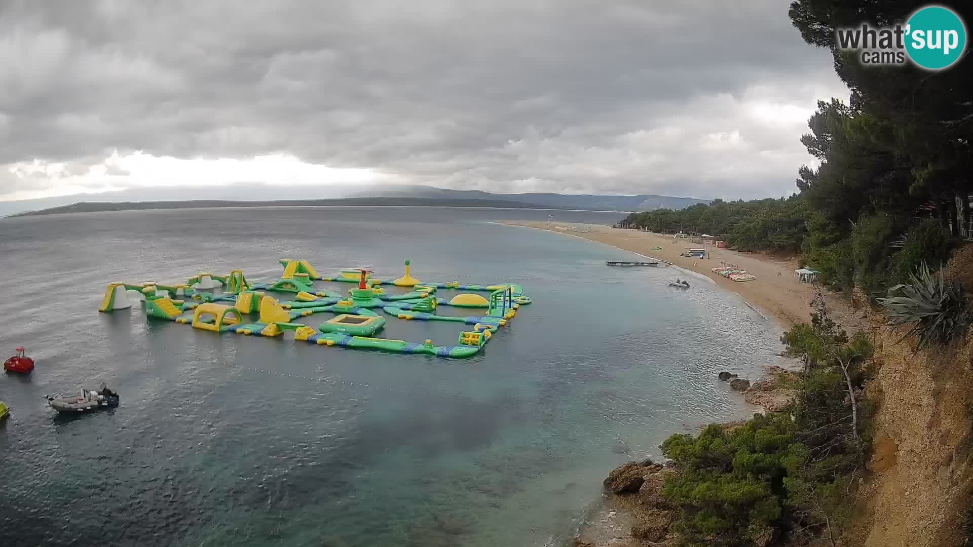 Webcam Bol Zlatni Rat – Vista en vivo desde la isla de Brač