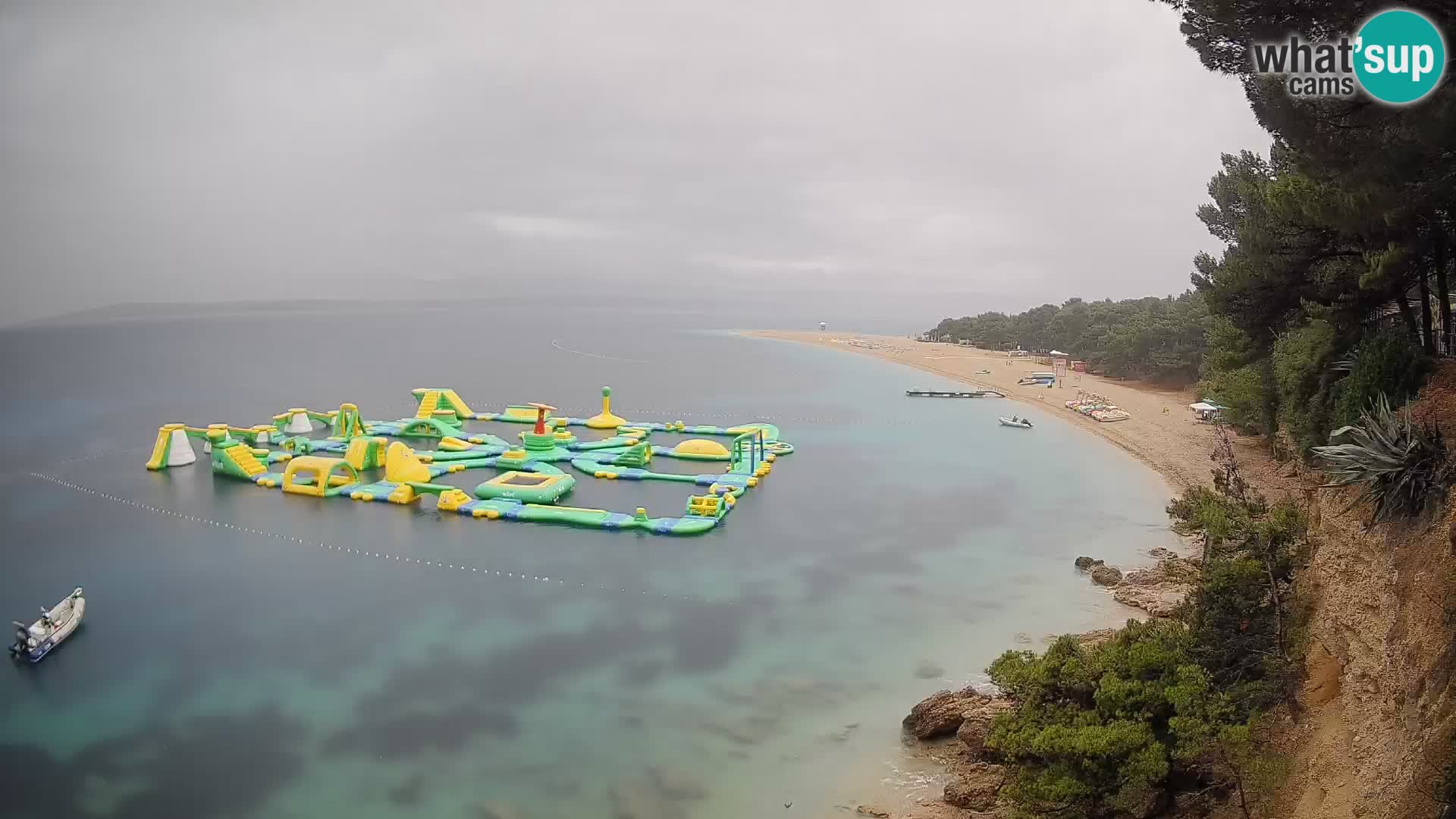 Webcam Zlatni Rat Bol – Liveblick vom berühmten Strand auf Brač