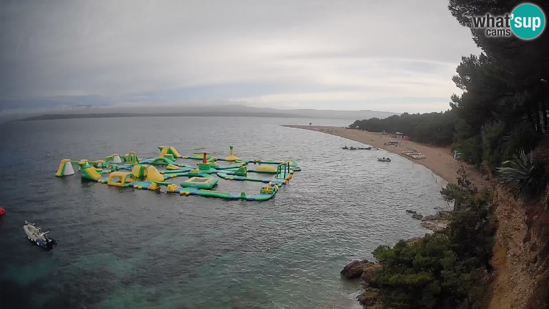 Webcam Bol Zlatni Rat – Vista en vivo desde la isla de Brač