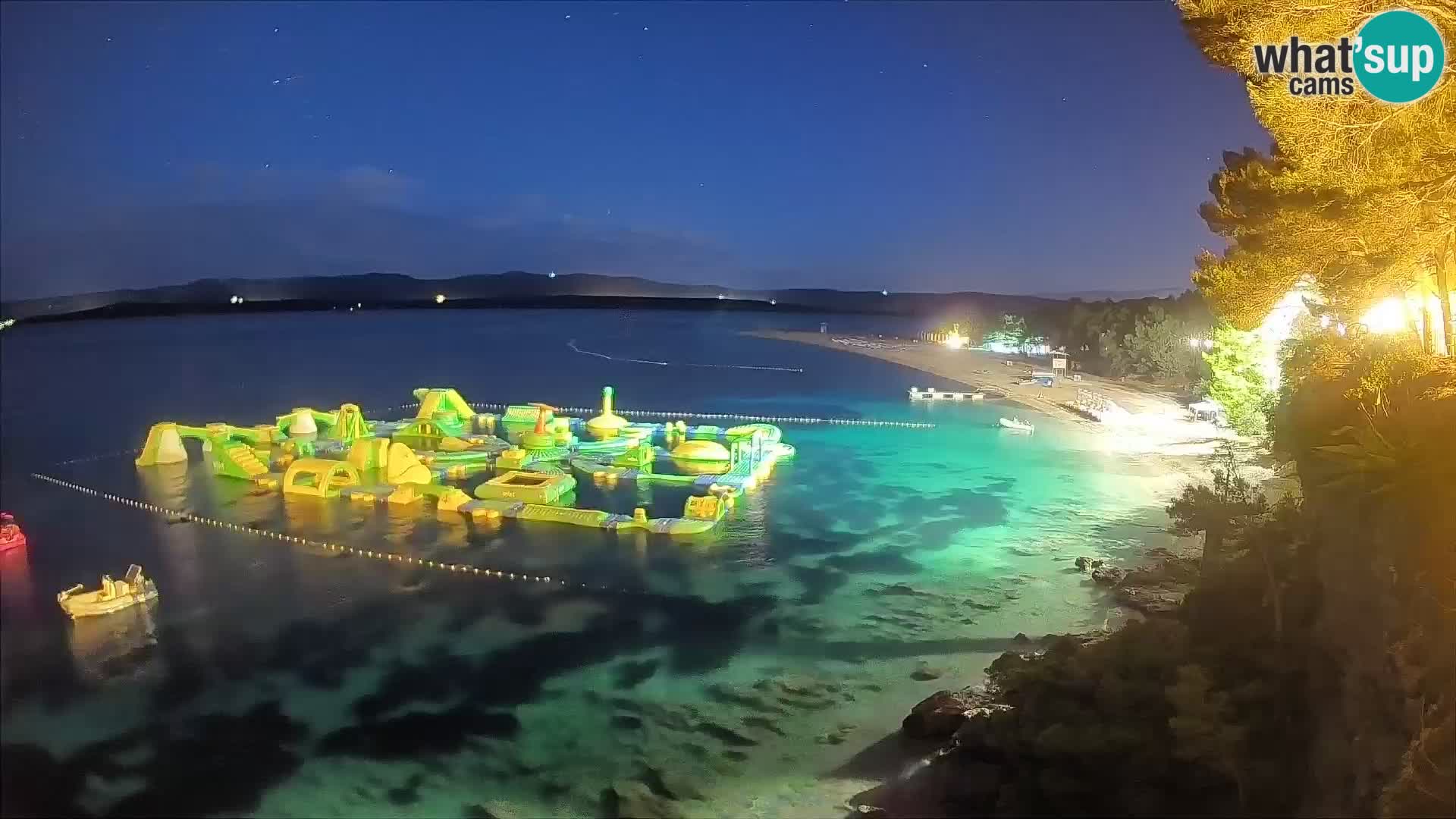 Webcam Bol Zlatni Rat – Vista en vivo desde la isla de Brač
