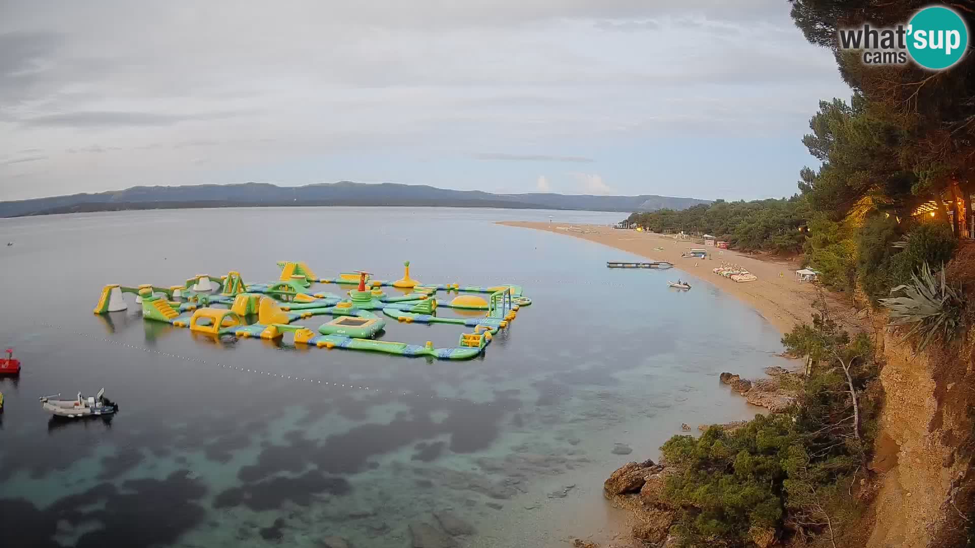 Webcam Bol Zlatni Rat – Vista en vivo desde la isla de Brač