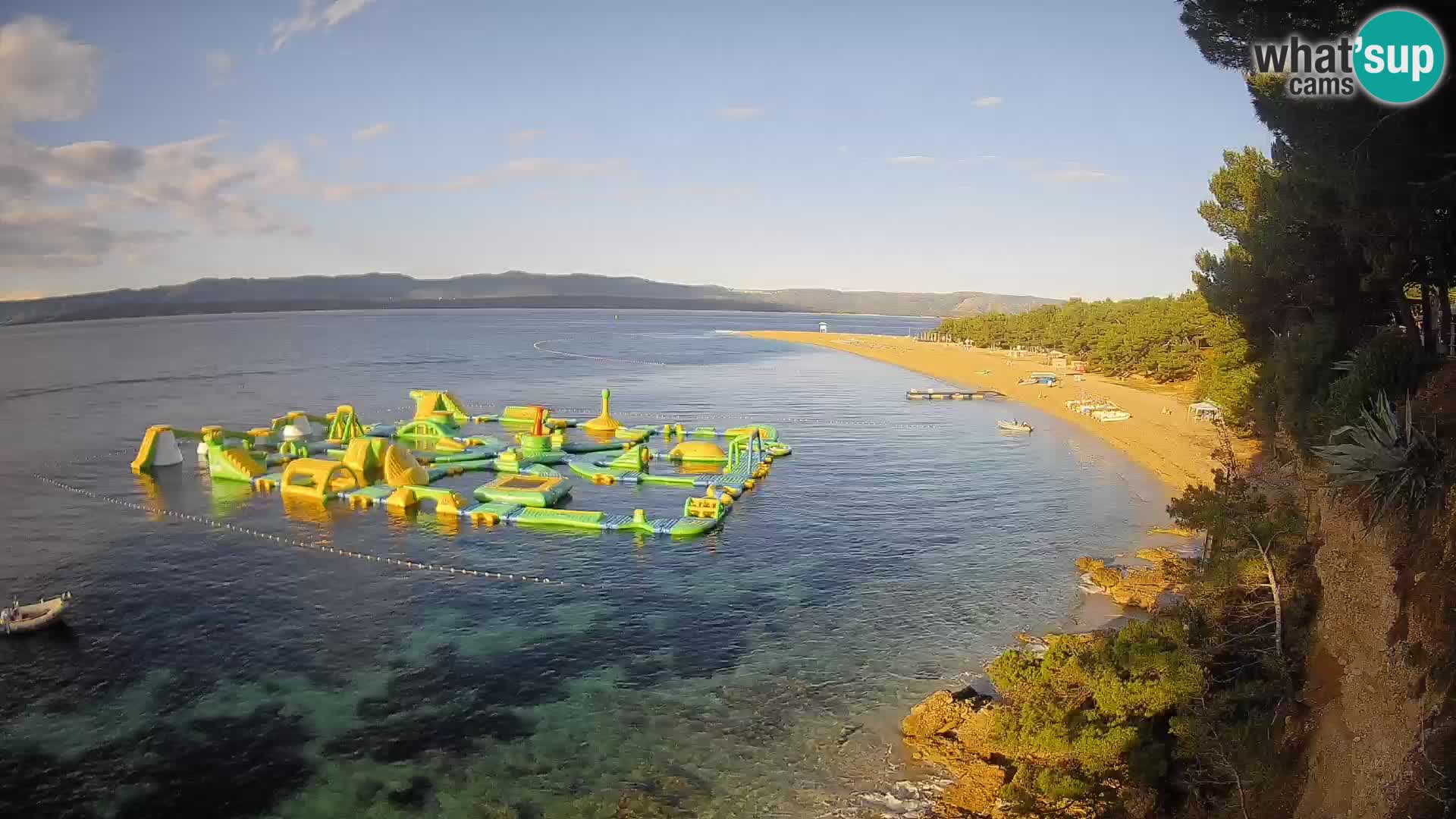Webcam Zlatni Rat Bol – Liveblick vom berühmten Strand auf Brač