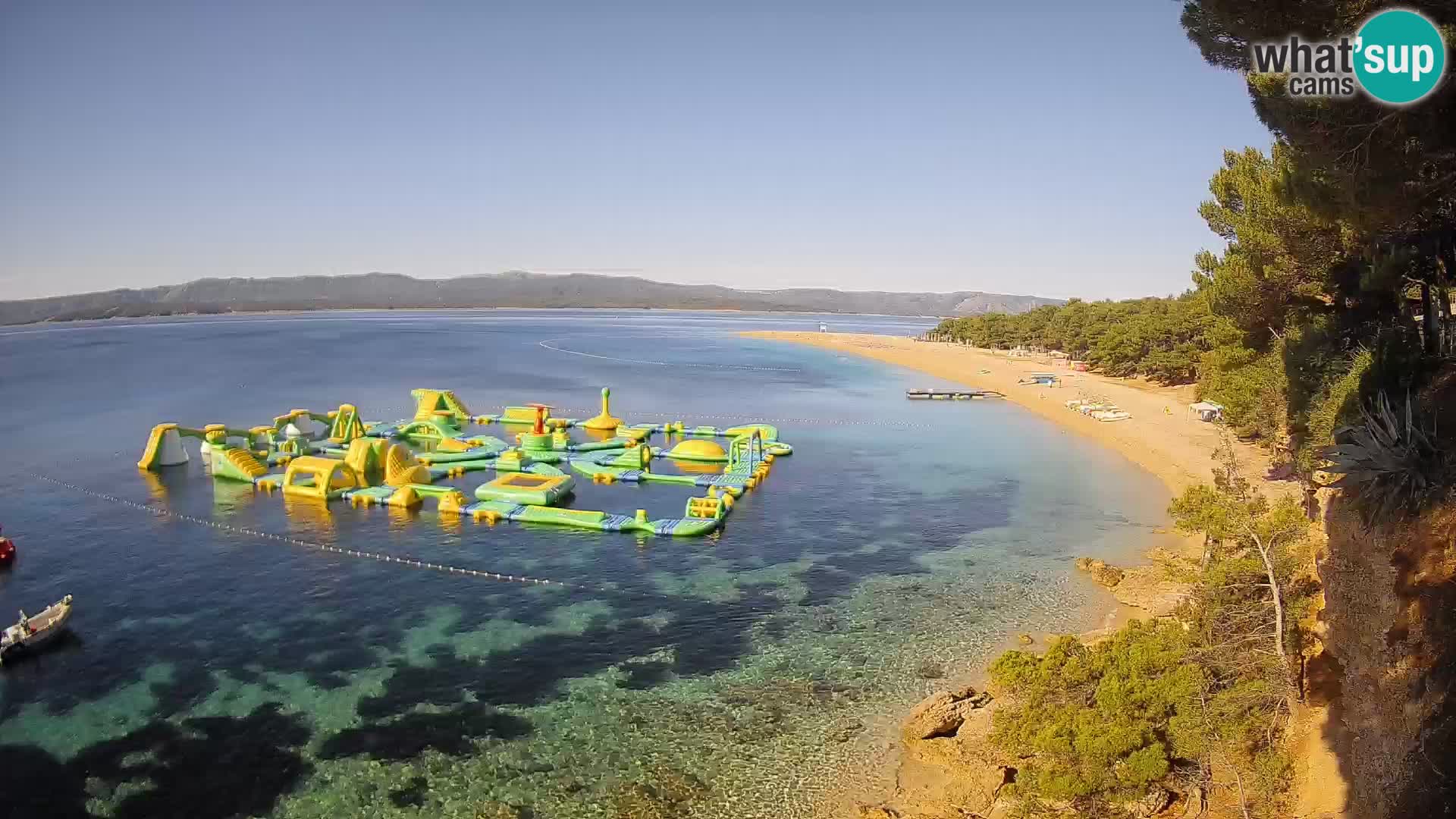 Webcam Bol Zlatni Rat – Vista en vivo desde la isla de Brač