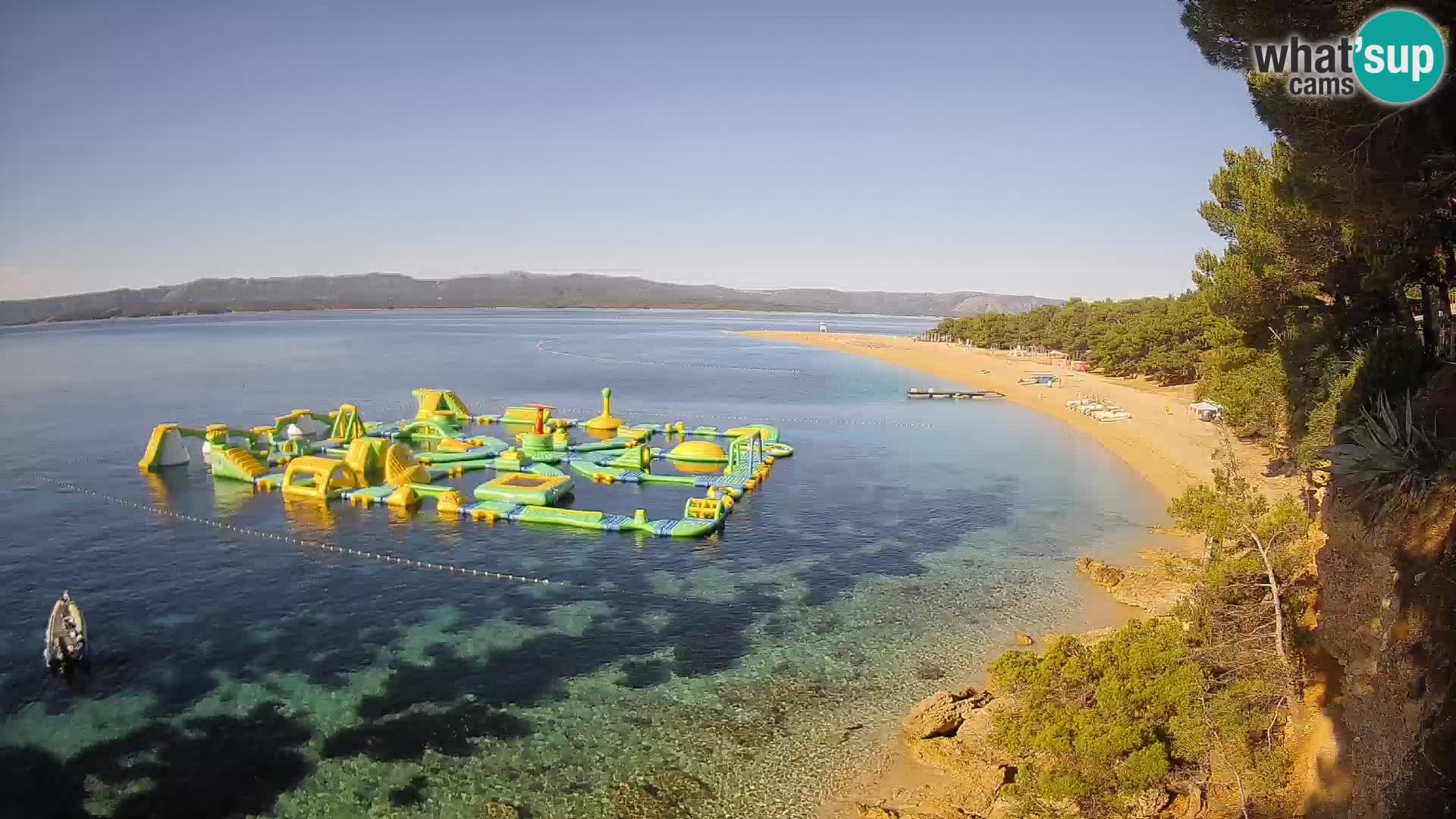 Webcam Zlatni Rat Bol – Liveblick vom berühmten Strand auf Brač