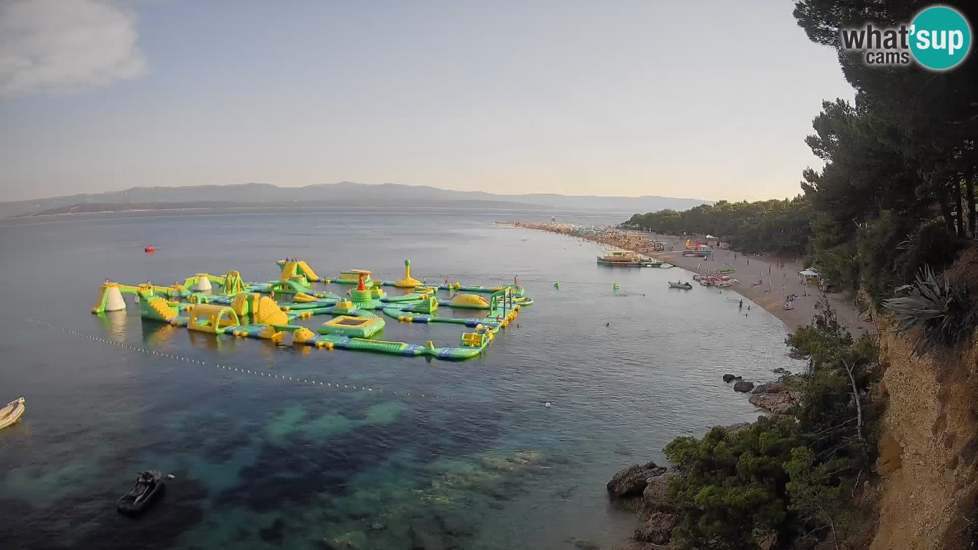 Spletna kamera Bol Zlatni Rat – Pogled v živo z otoka Brač