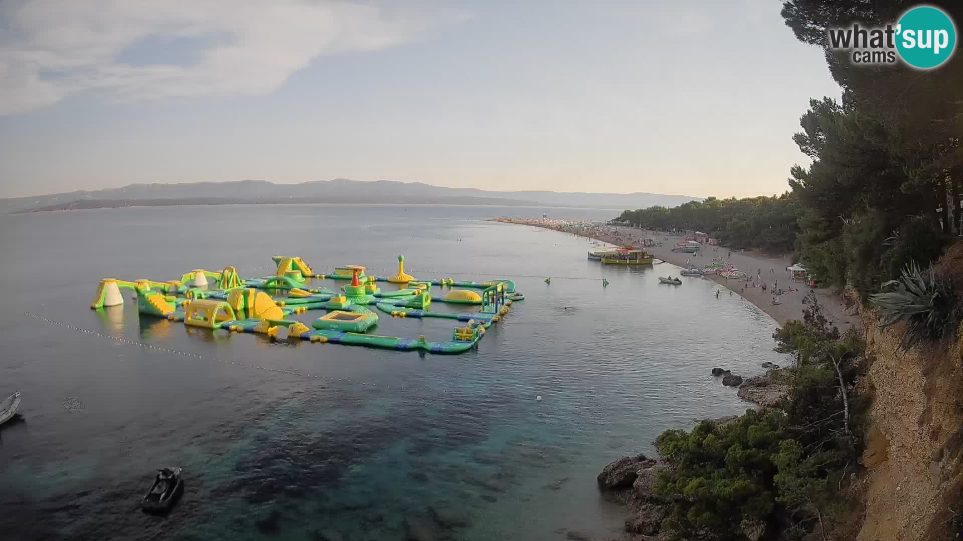Spletna kamera Bol Zlatni Rat – Pogled v živo z otoka Brač