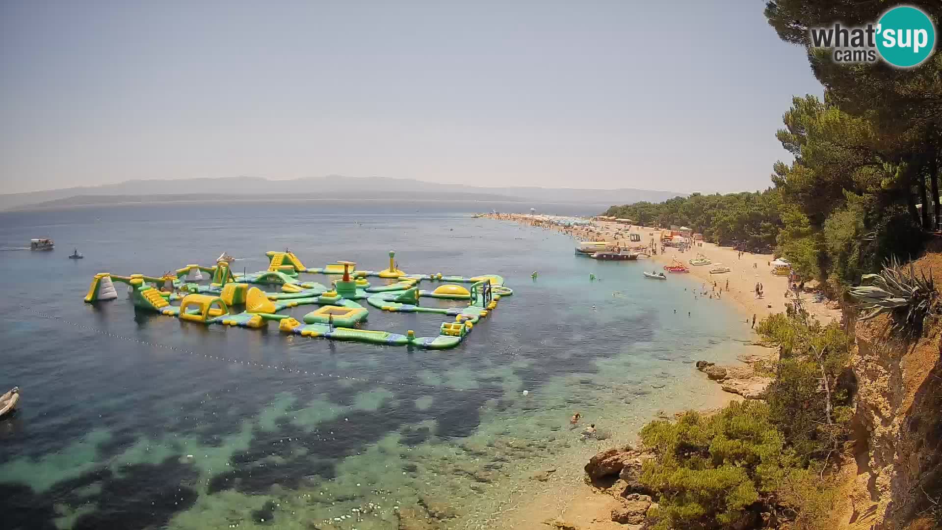 Spletna kamera Bol Zlatni Rat – Pogled v živo z otoka Brač