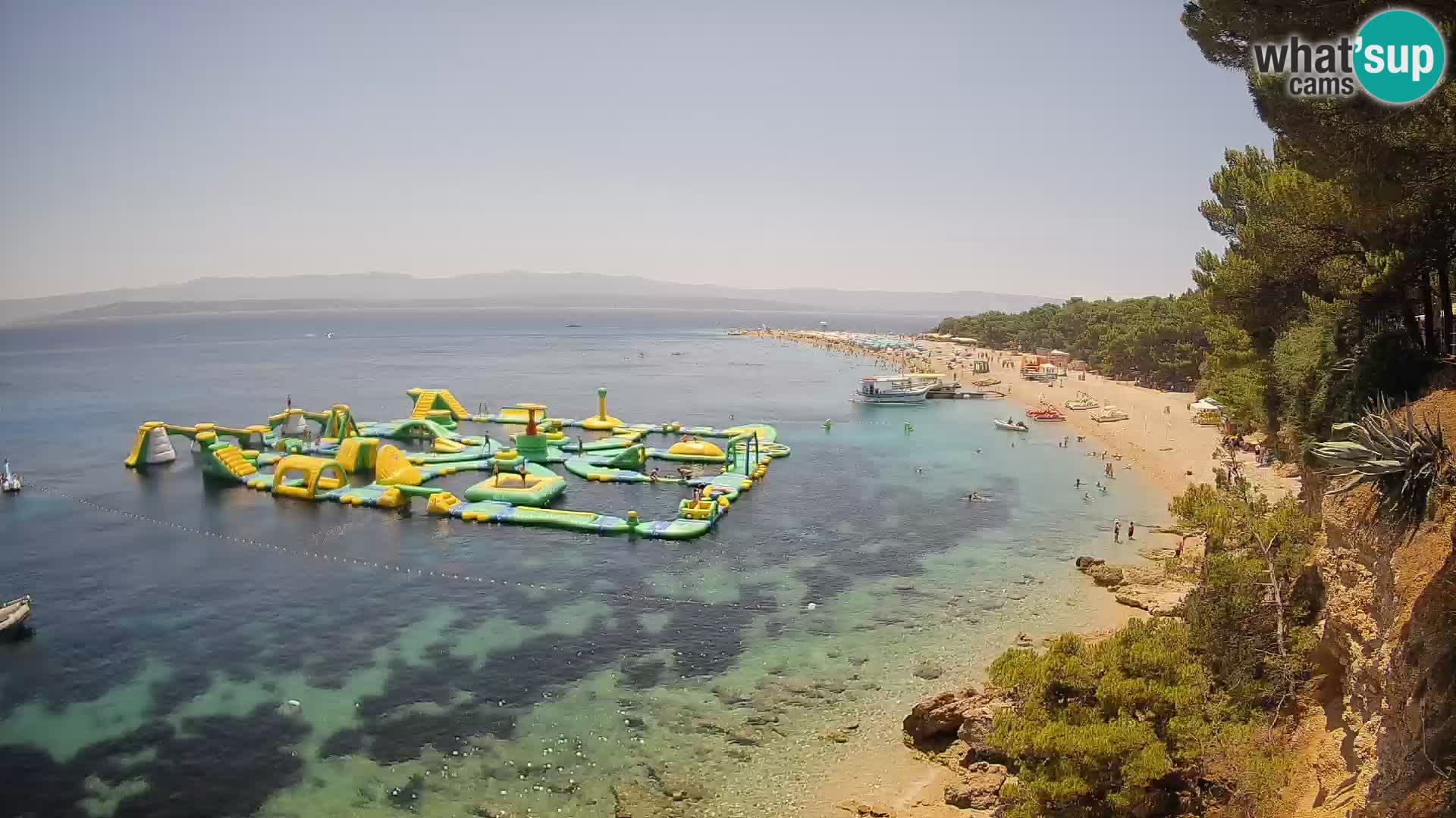 Webcam Bol Zlatni Rat – Vista en vivo desde la isla de Brač