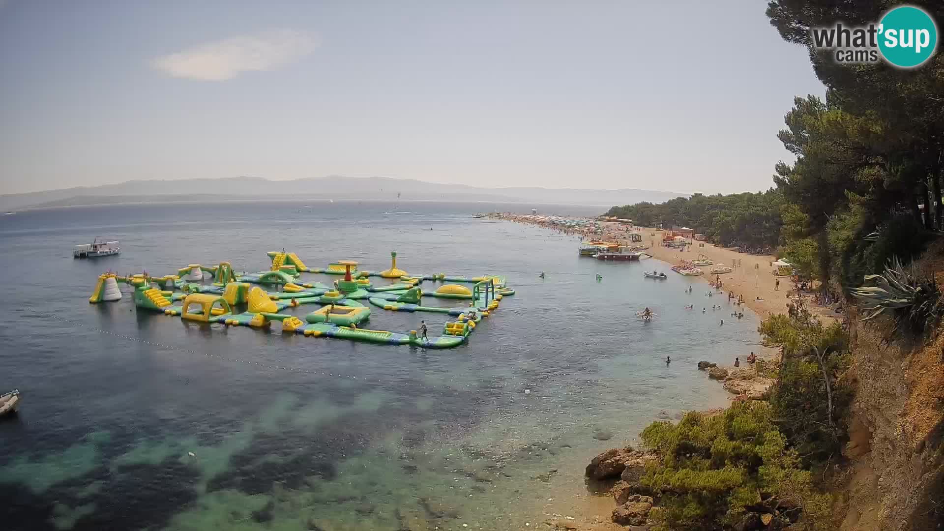 Webcam Bol Zlatni Rat – Vista en vivo desde la isla de Brač