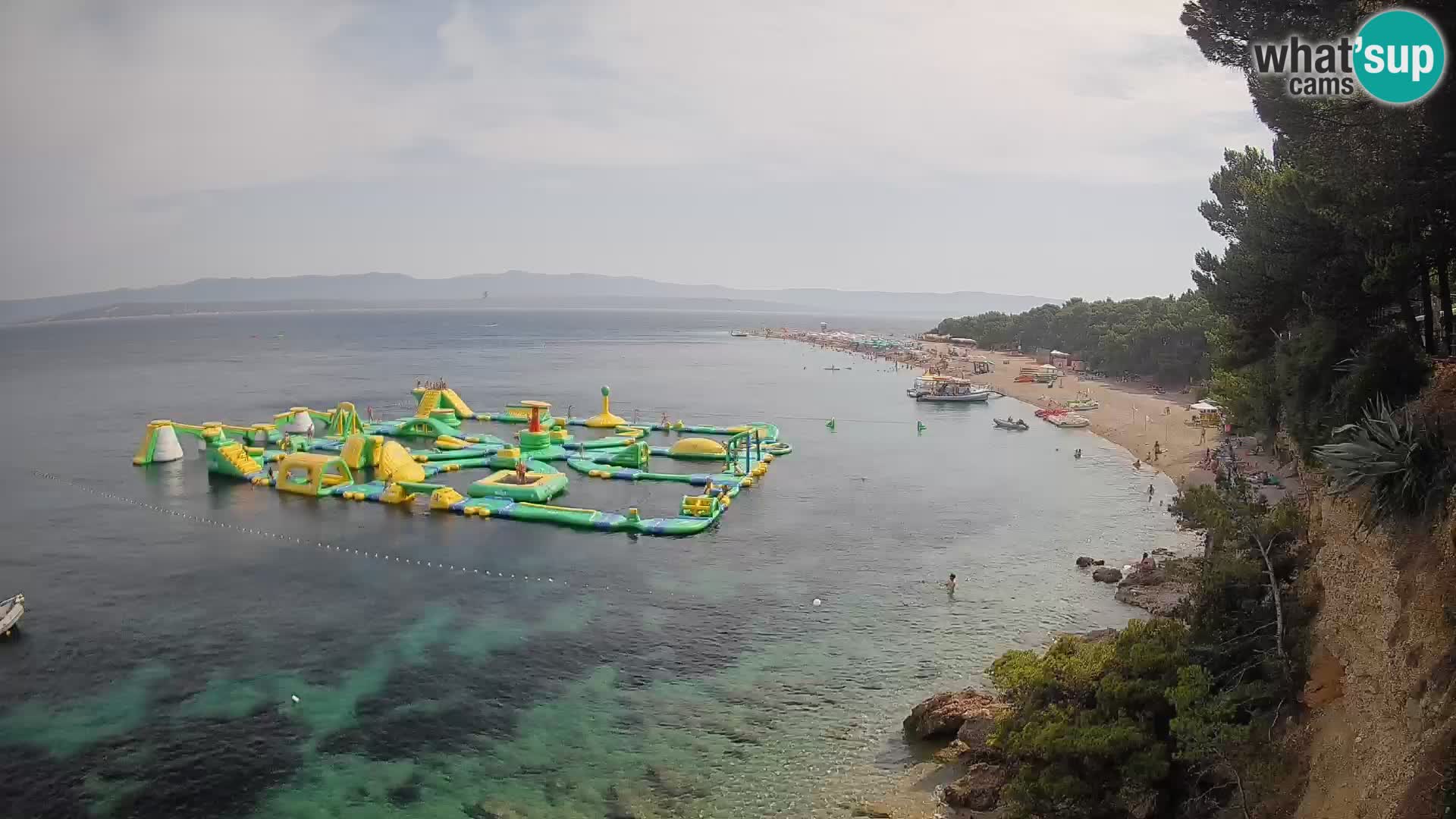 Webcam Zlatni Rat Bol – Liveblick vom berühmten Strand auf Brač