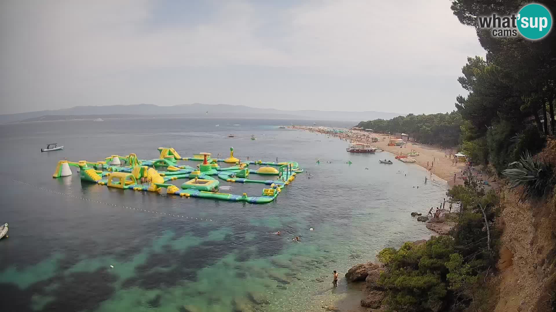 Web kamera Bol Zlatni Rat – Pogled uživo s otoka Brača