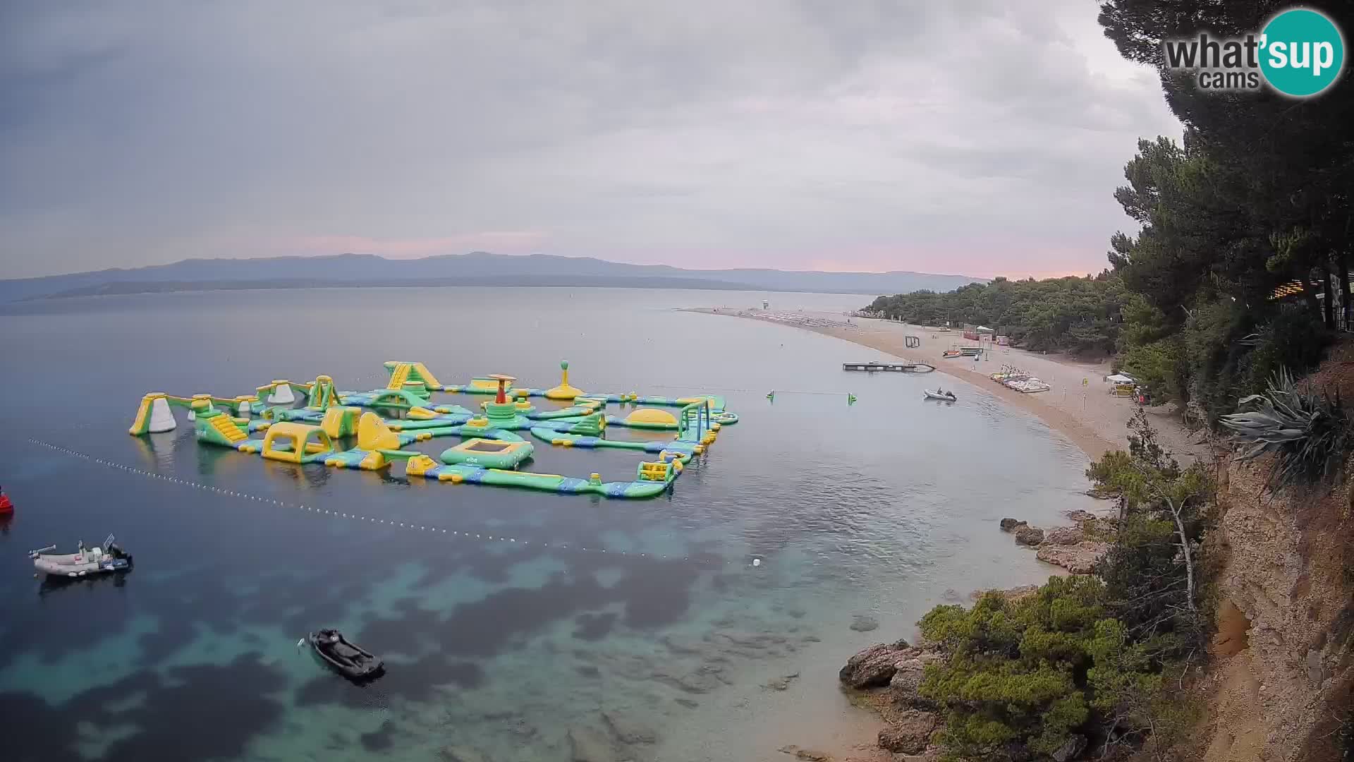 Webcam Bol Zlatni Rat – Vista en vivo desde la isla de Brač