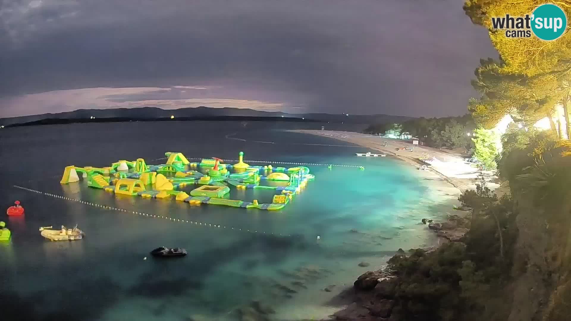 Webcam Bol Zlatni Rat – Vista en vivo desde la isla de Brač
