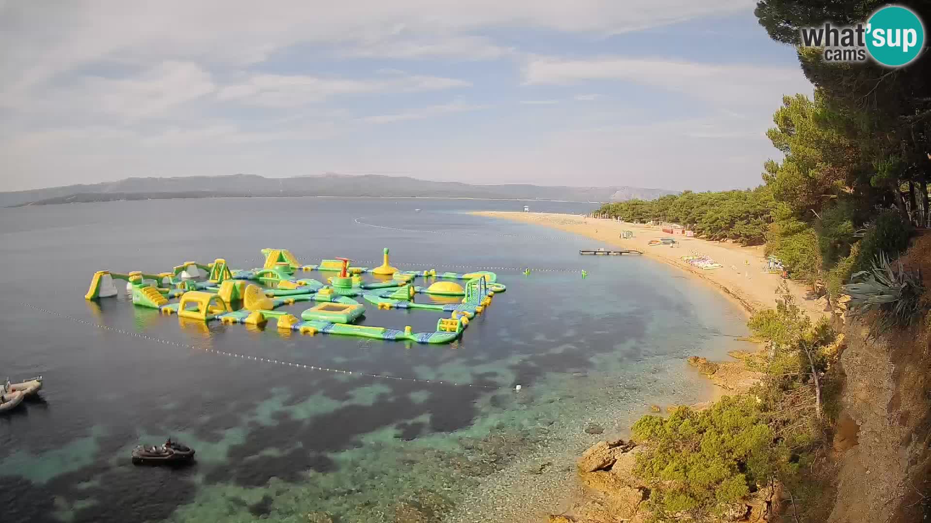 Webcam Zlatni Rat Bol – Liveblick vom berühmten Strand auf Brač