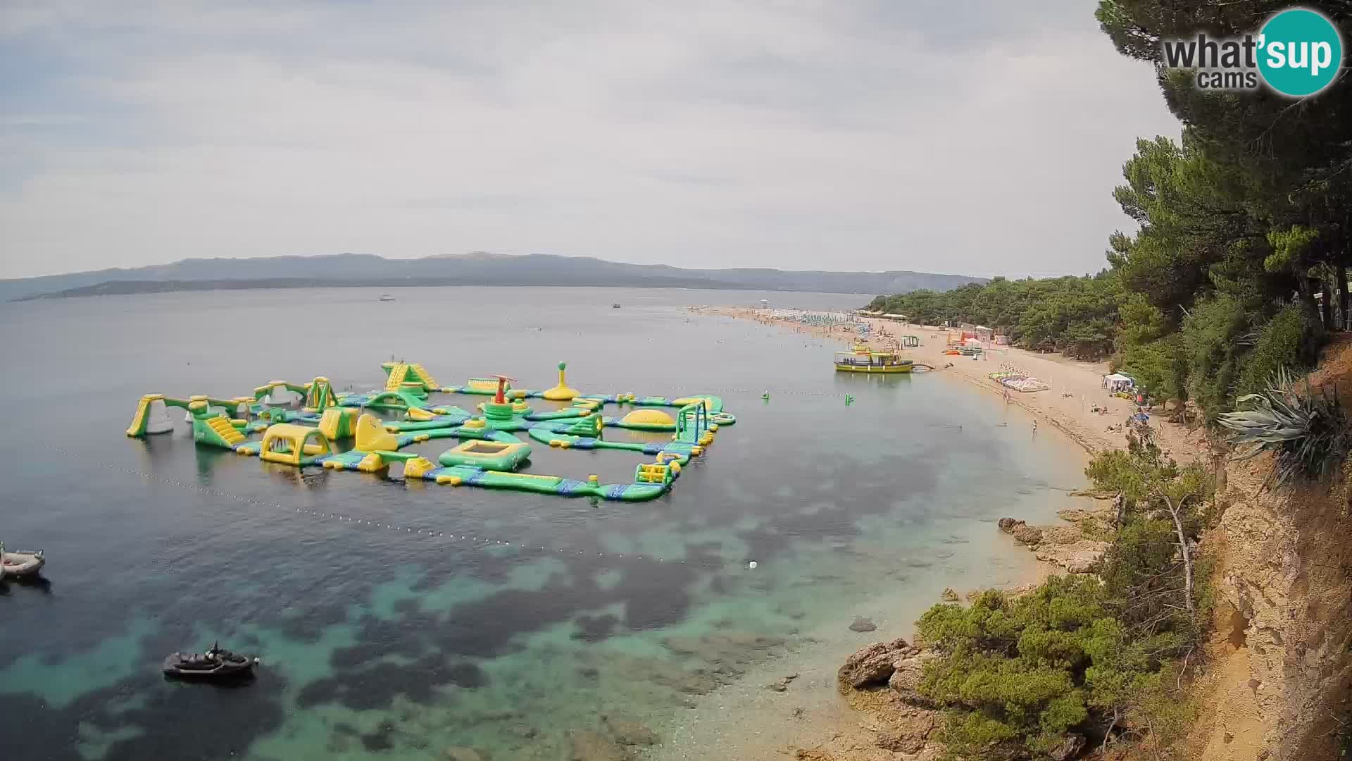 Spletna kamera Bol Zlatni Rat – Pogled v živo z otoka Brač