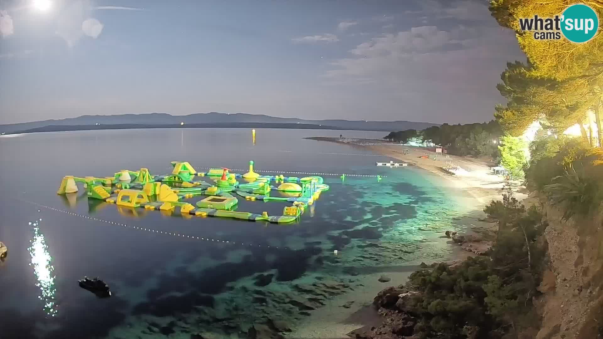 Webcam Bol Zlatni Rat – Vista en vivo desde la isla de Brač