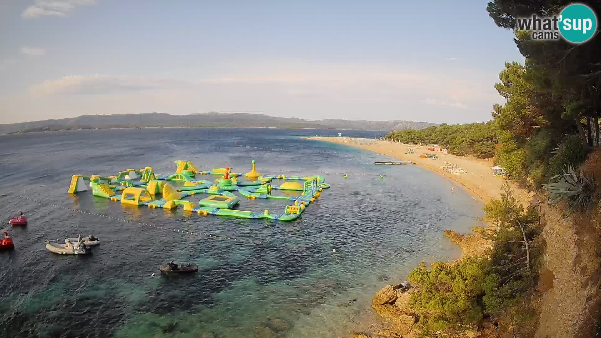 Webcam Bol Zlatni Rat – Vista en vivo desde la isla de Brač
