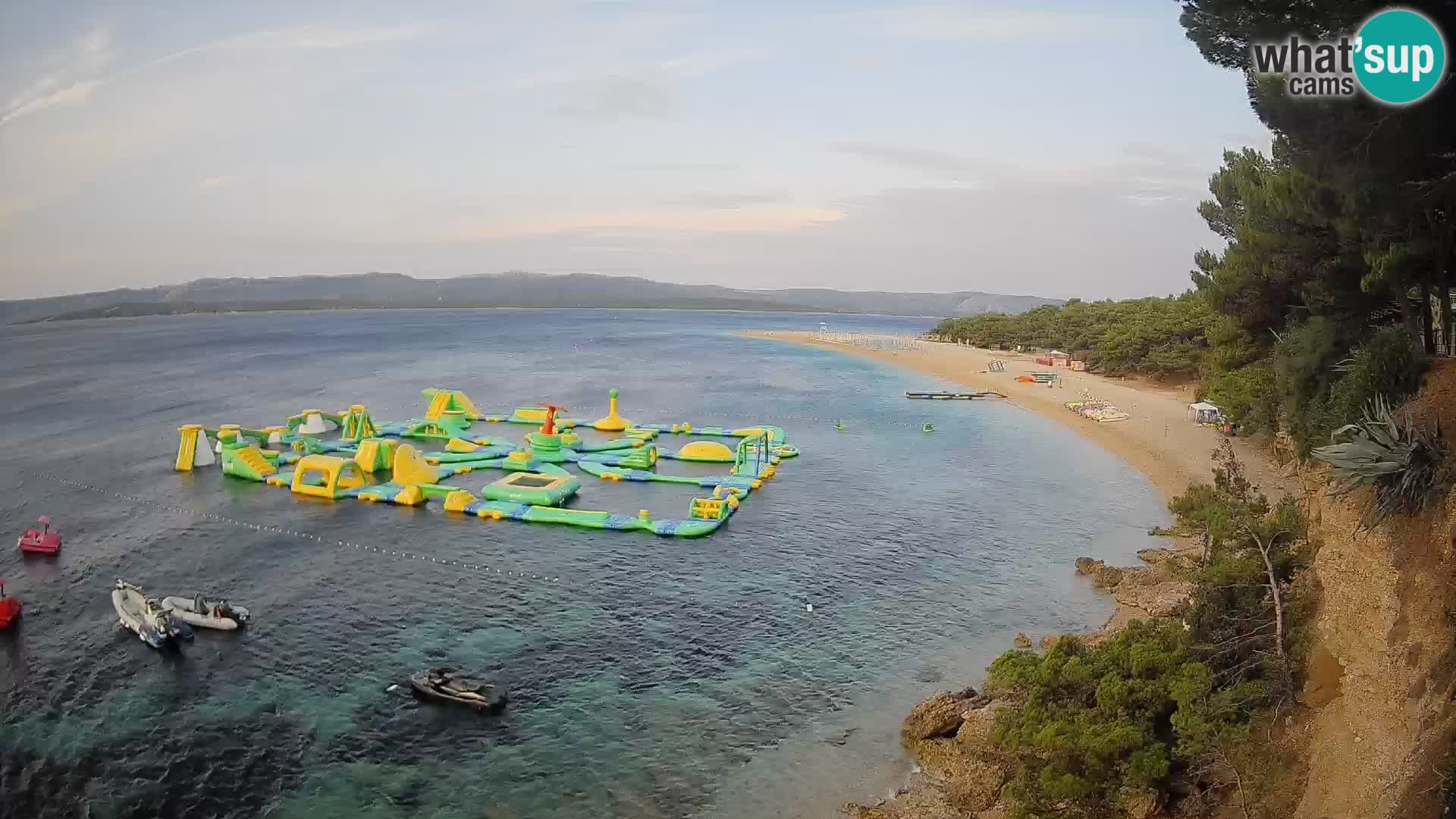 Webcam Bol Zlatni Rat – Vista en vivo desde la isla de Brač