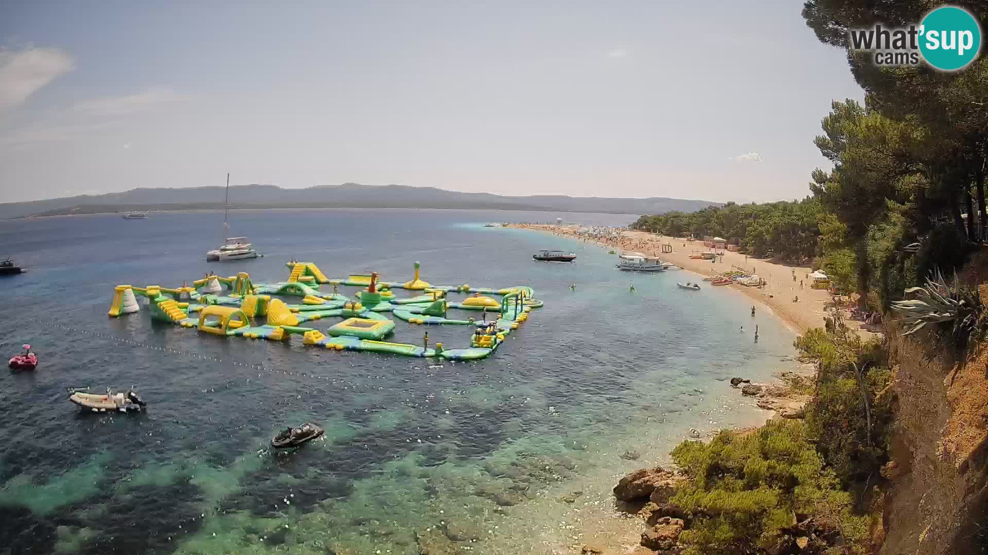 Webcam Bol Zlatni Rat – Vista en vivo desde la isla de Brač