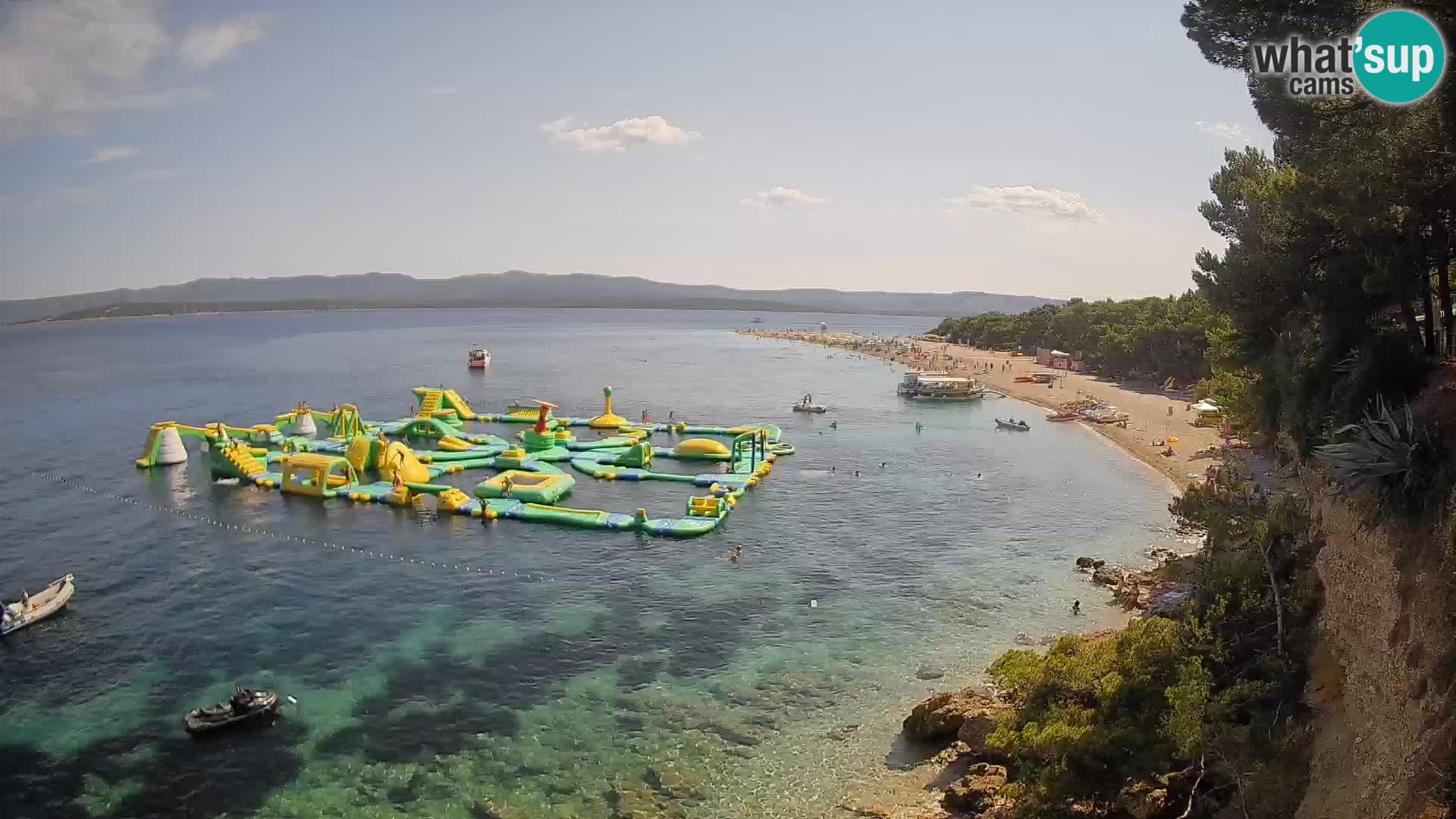 Webcam Bol Zlatni Rat – Vista en vivo desde la isla de Brač