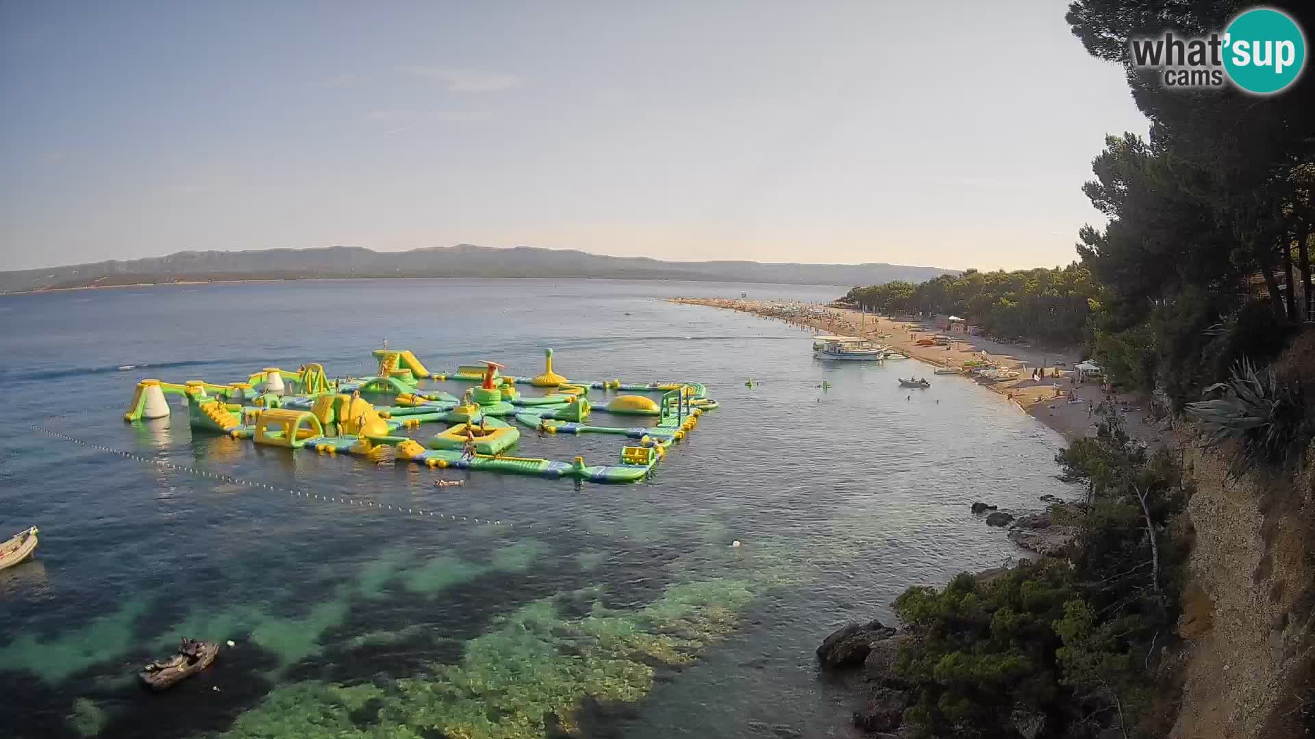 Webcam Zlatni Rat Bol – Liveblick vom berühmten Strand auf Brač