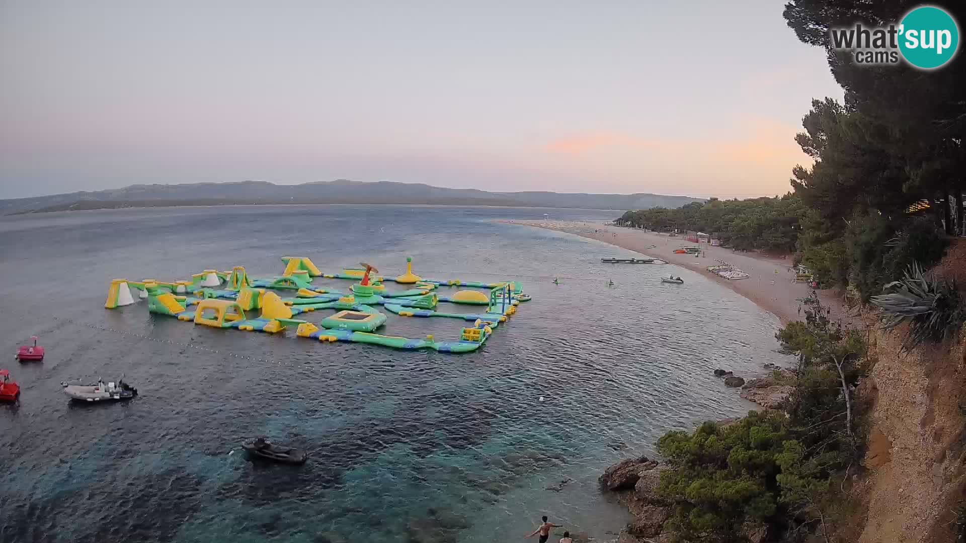 Webcam Zlatni Rat Bol – Liveblick vom berühmten Strand auf Brač