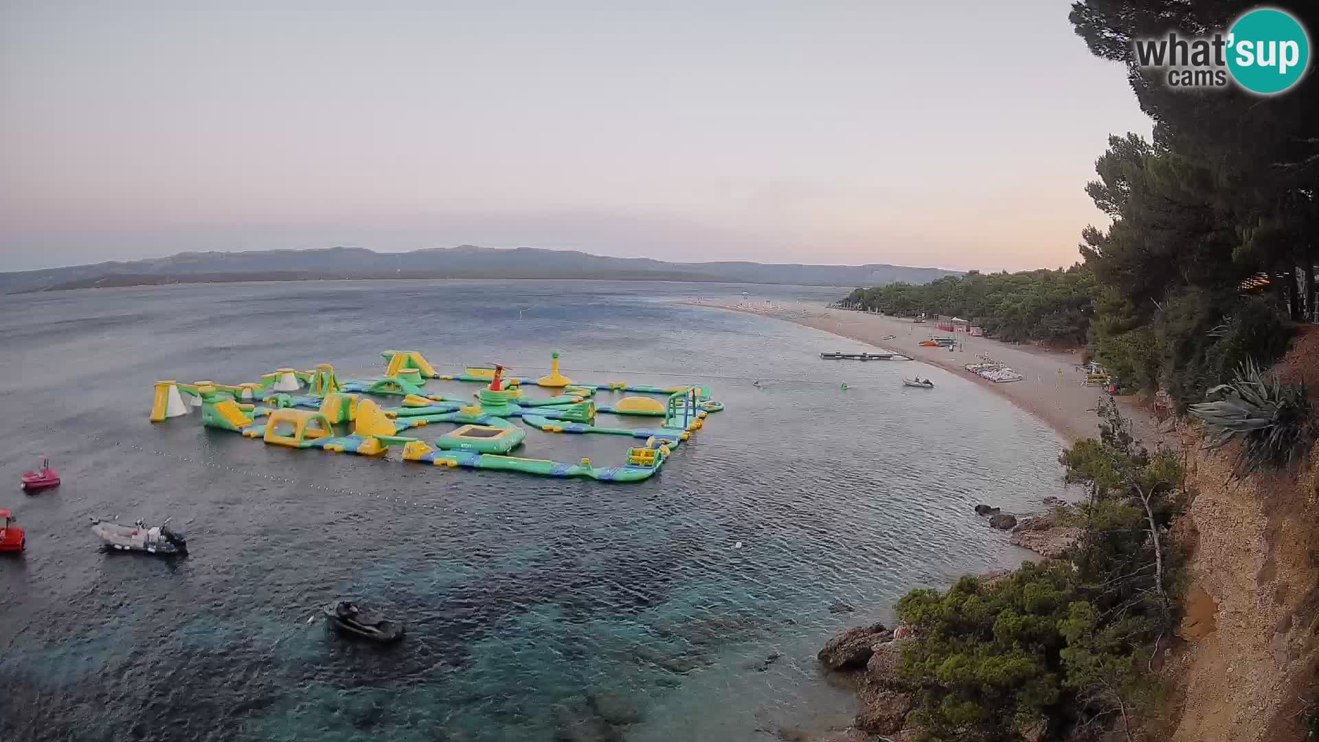 Webcam Zlatni Rat Bol – Liveblick vom berühmten Strand auf Brač