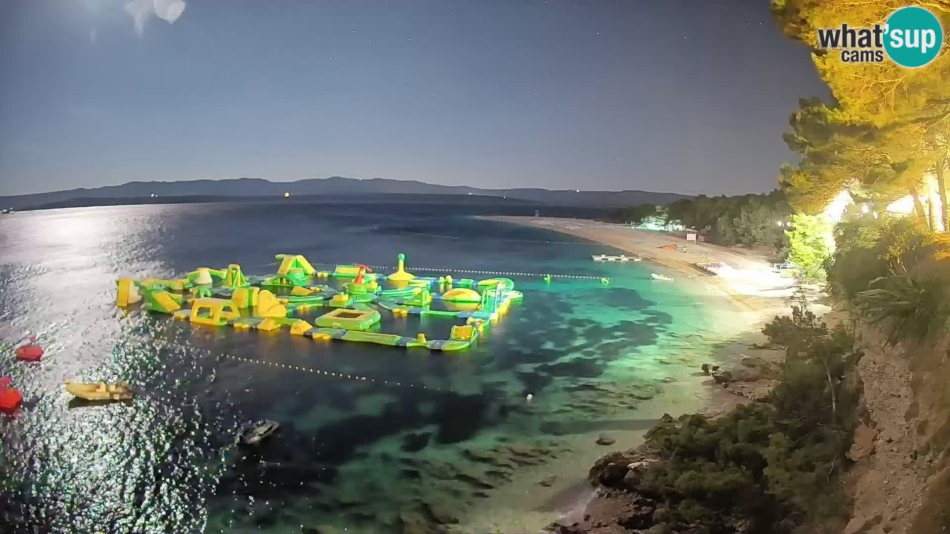 Webcam Bol Zlatni Rat – Vista en vivo desde la isla de Brač