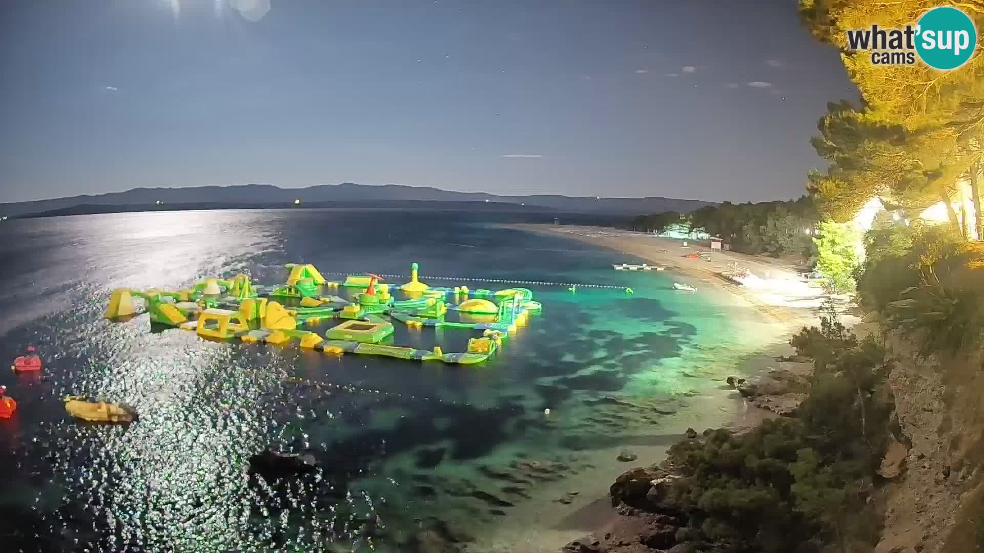 Webcam Zlatni Rat Bol – Liveblick vom berühmten Strand auf Brač