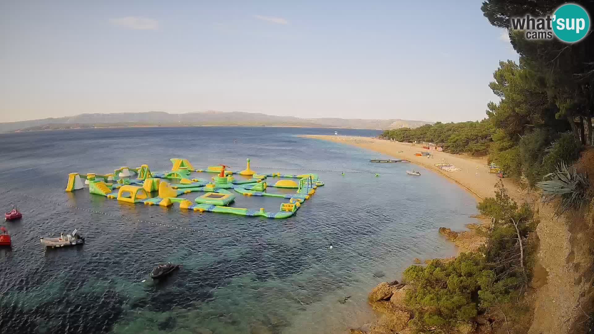 Webcam Bol Zlatni Rat – Vista en vivo desde la isla de Brač