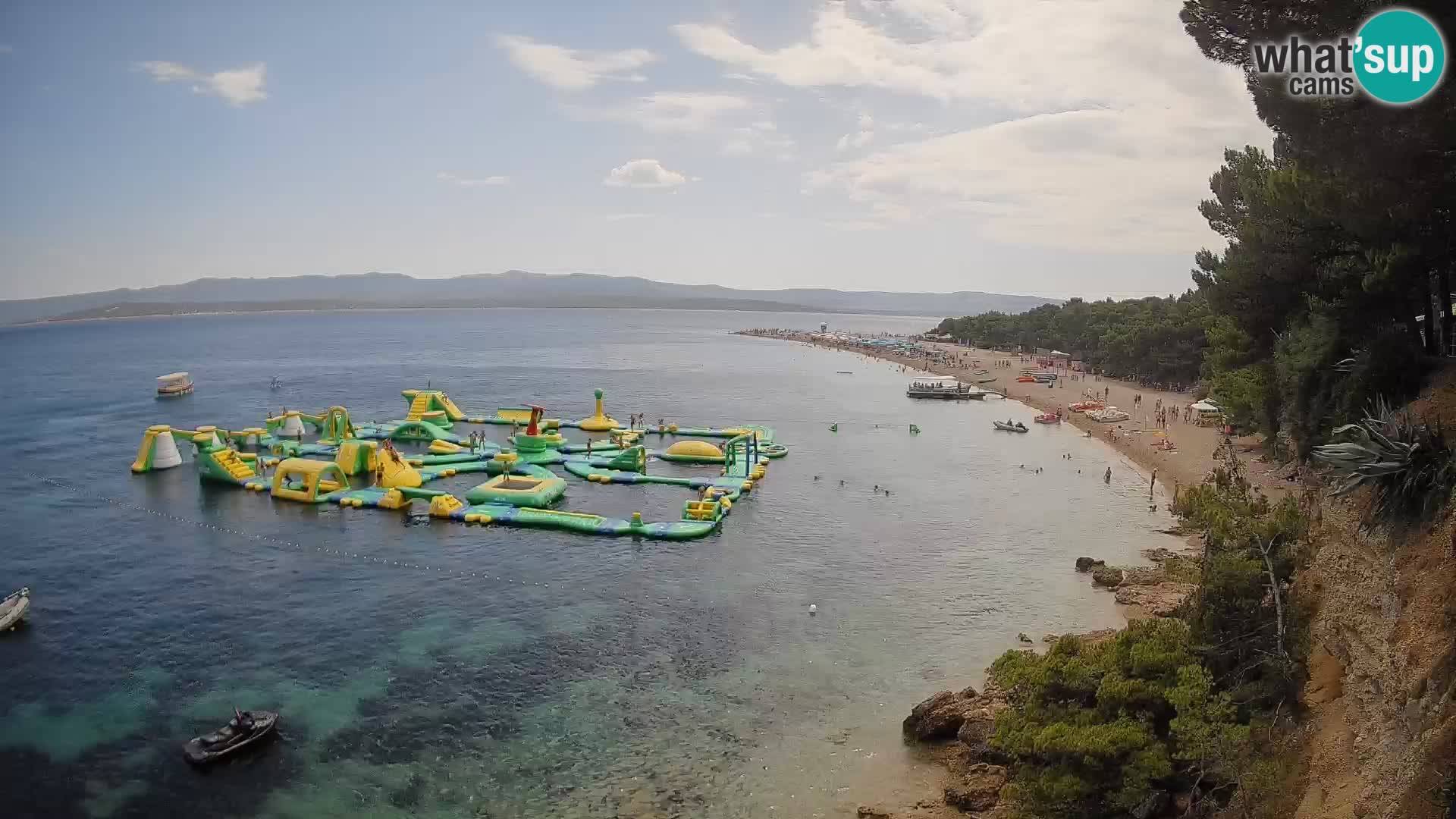 Webcam Zlatni Rat Bol – Liveblick vom berühmten Strand auf Brač