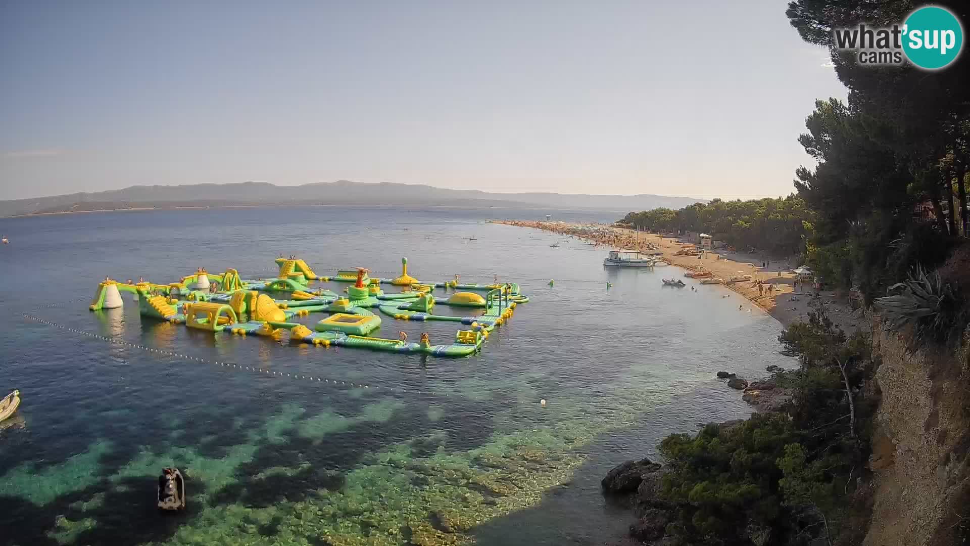 Webcam Zlatni Rat Bol – Liveblick vom berühmten Strand auf Brač