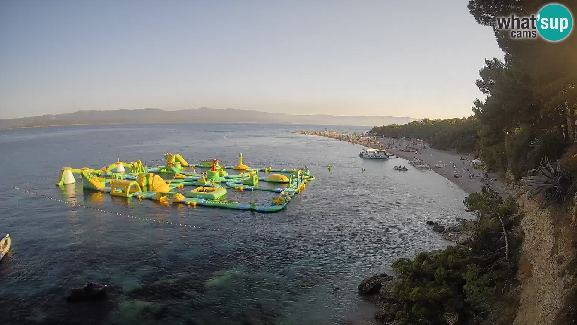 Webcam Zlatni Rat Bol – Liveblick vom berühmten Strand auf Brač