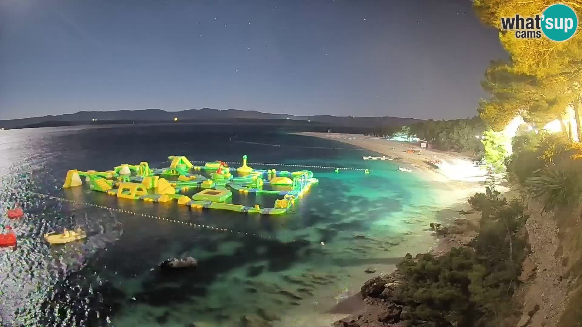 Webcam Bol Zlatni Rat – Vista en vivo desde la isla de Brač
