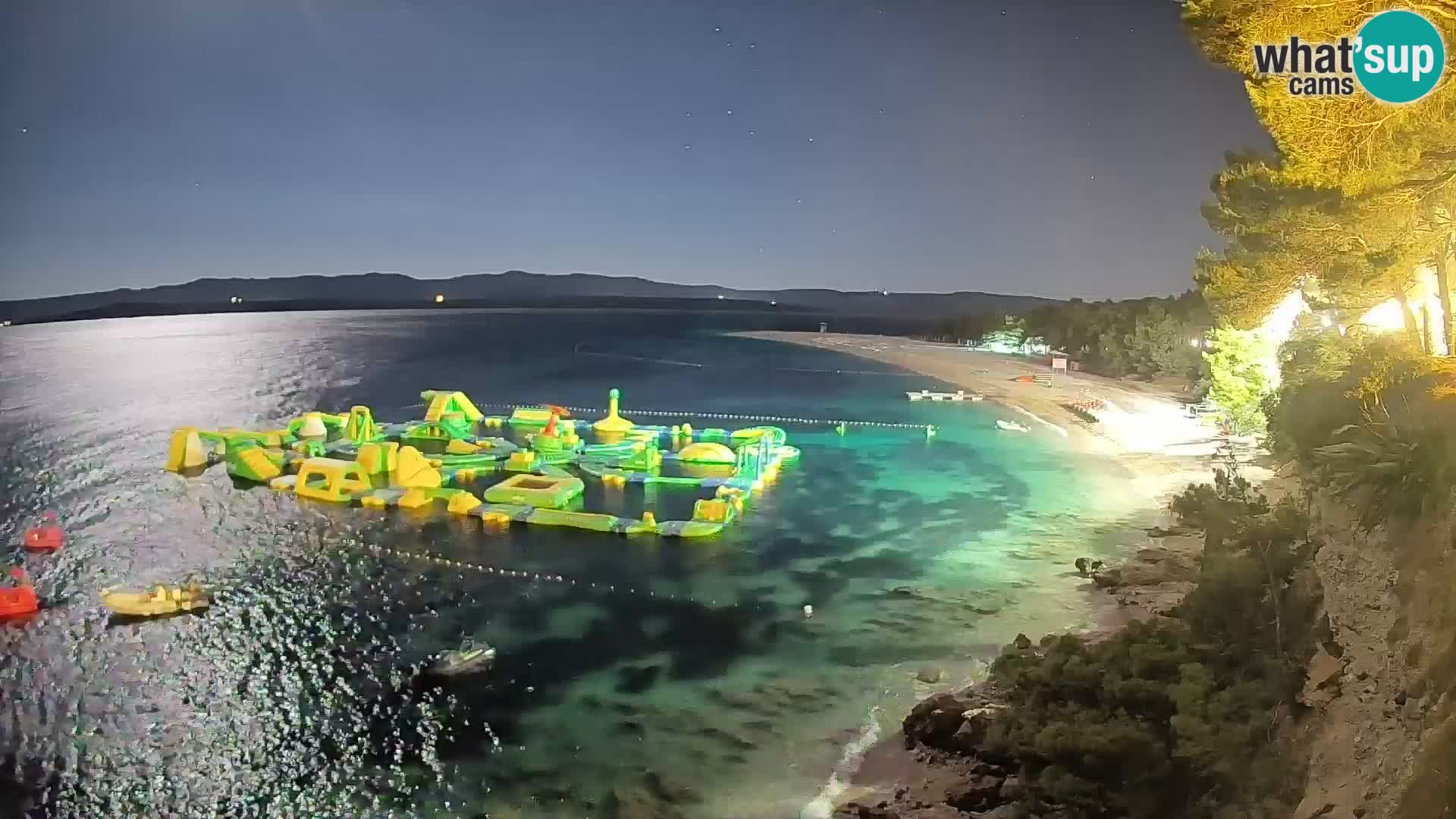 Webcam Bol Zlatni Rat – Vista en vivo desde la isla de Brač